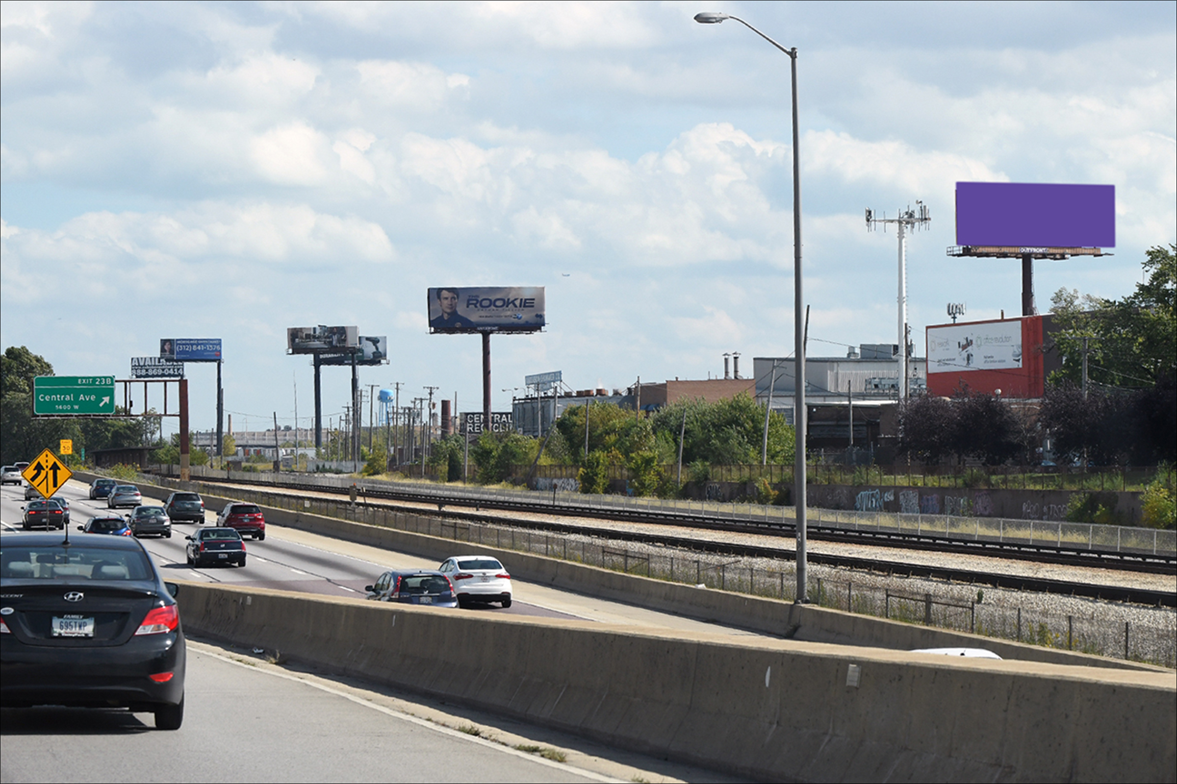 Eisenhower Expy (I-290) W/O Central Avenue S/L