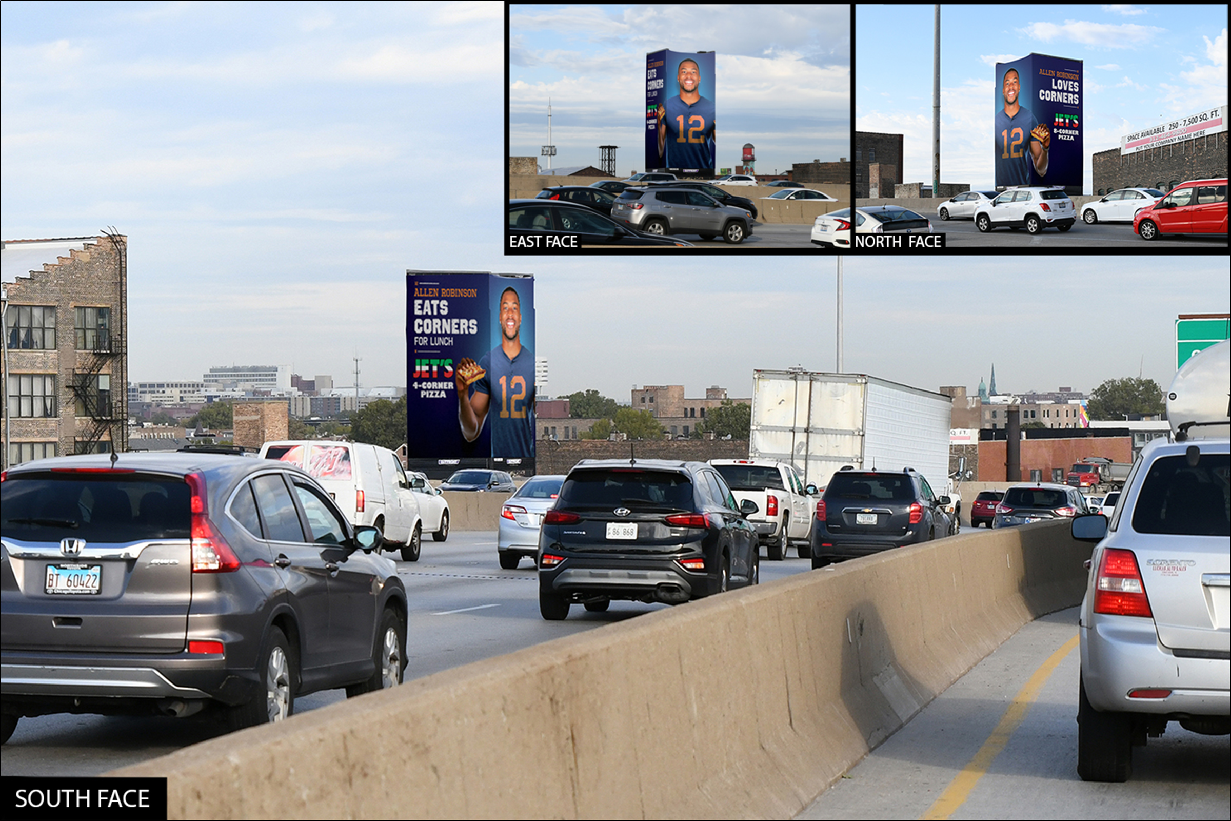 Dan Ryan Expy (I-90/94) 1850 ft N/O Stevenson Expy (I-55) W/L