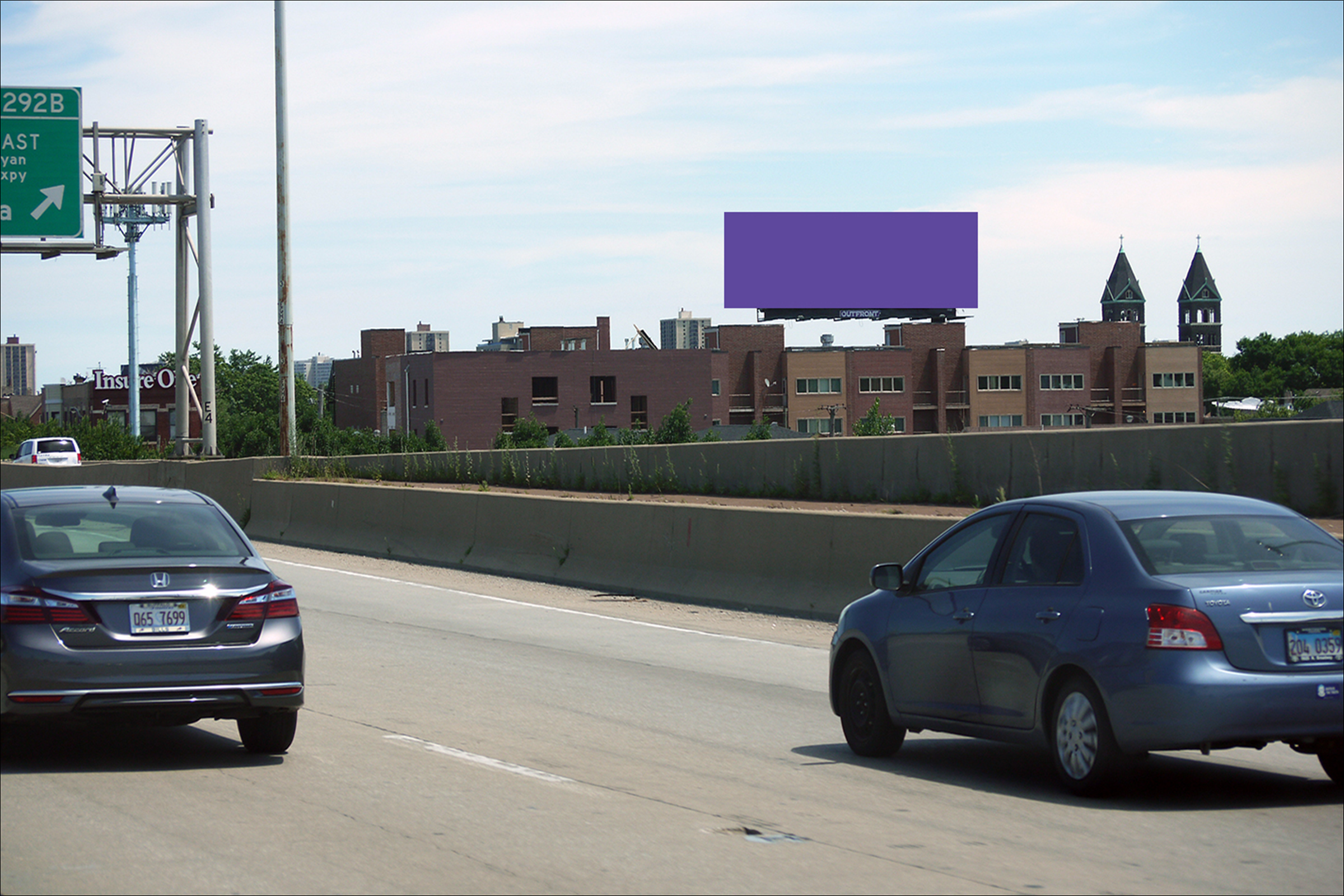 Stevenson Expy (I-55) W/O Dan Ryan (I-90/94) S/L