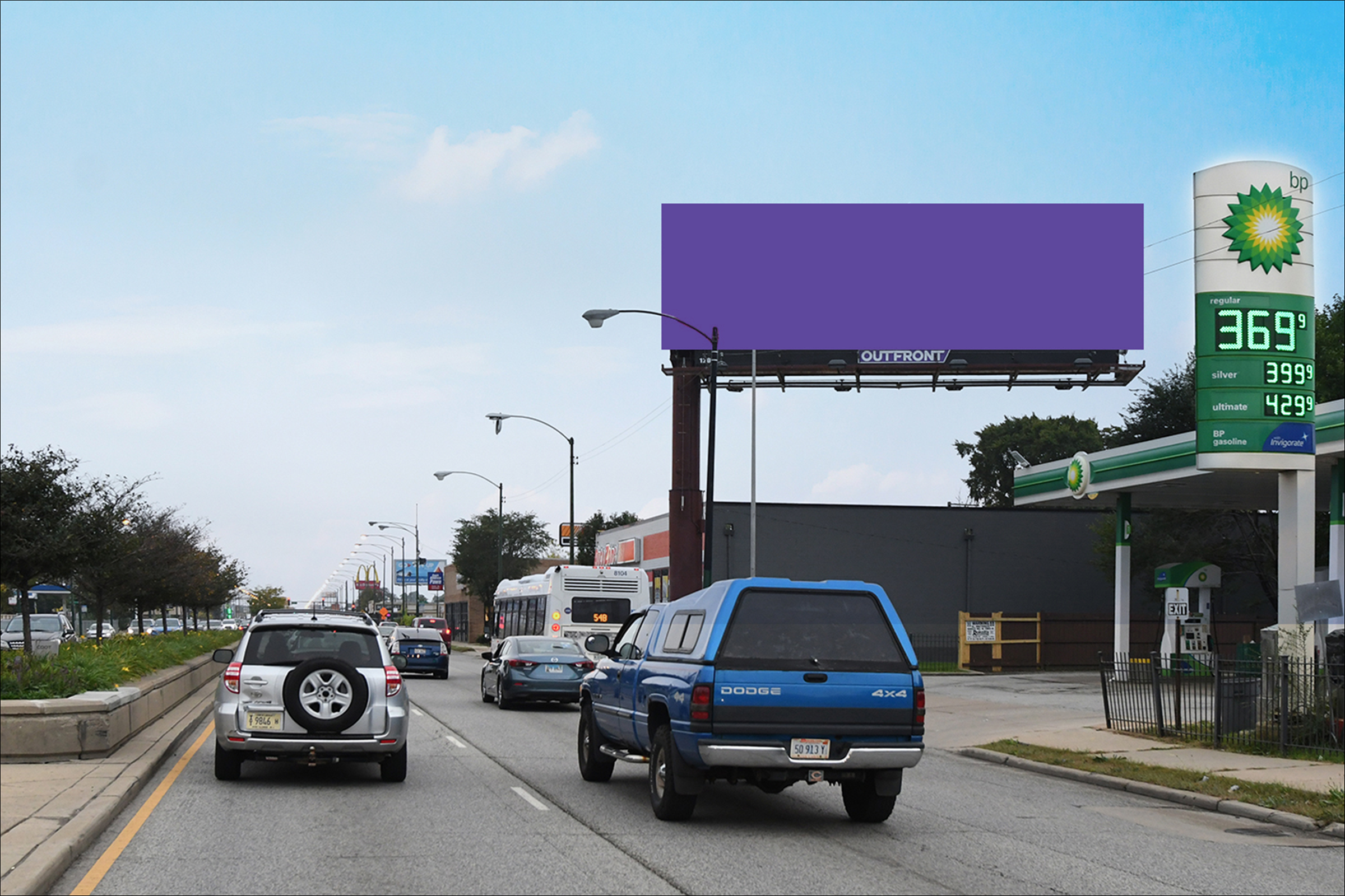 Cicero Blvd (Hwy 50) N/O 46th Street W/L