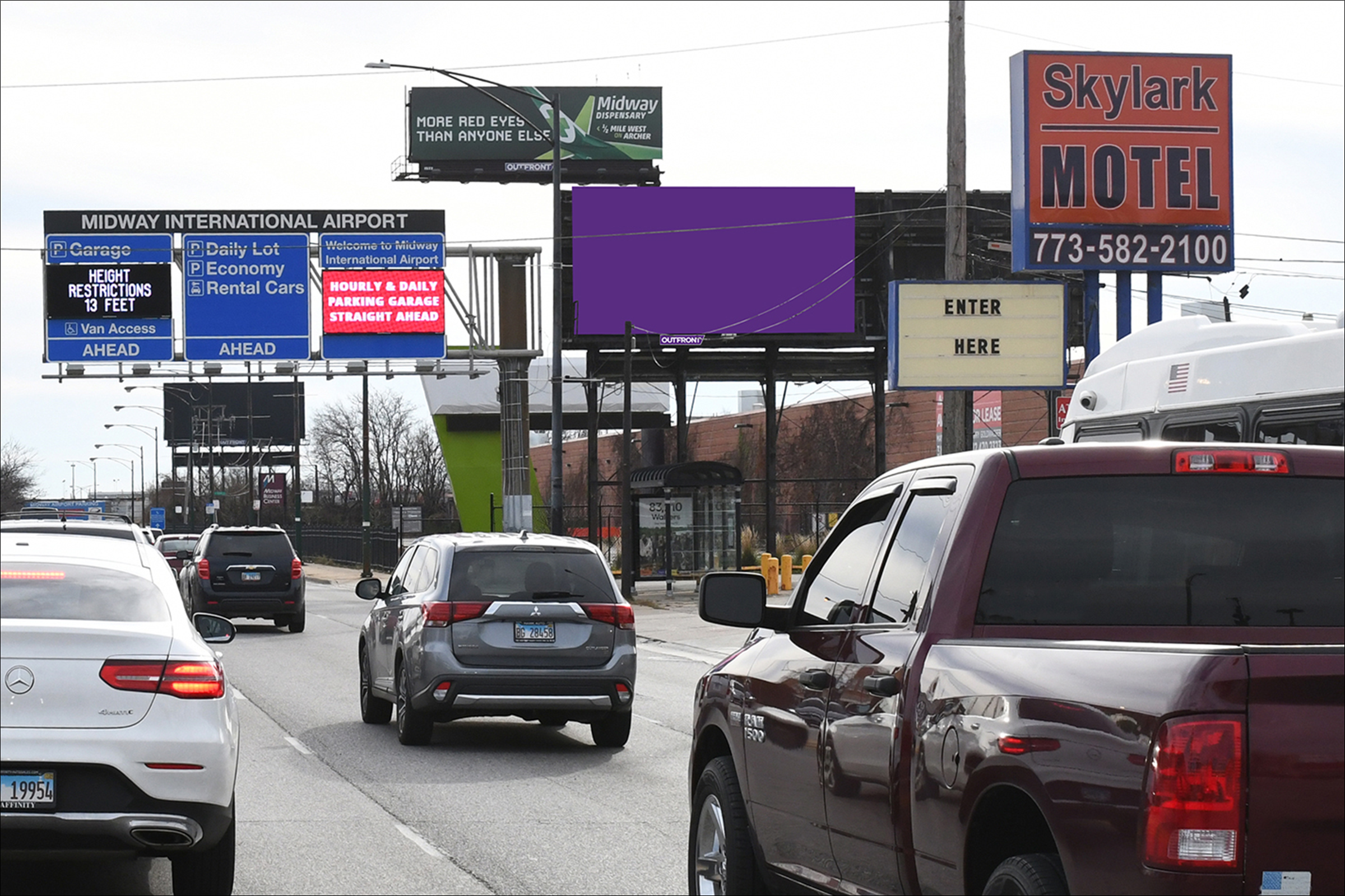Cicero Avenue 290 ft S/O Archer Avenue W/L (Midway Airport)