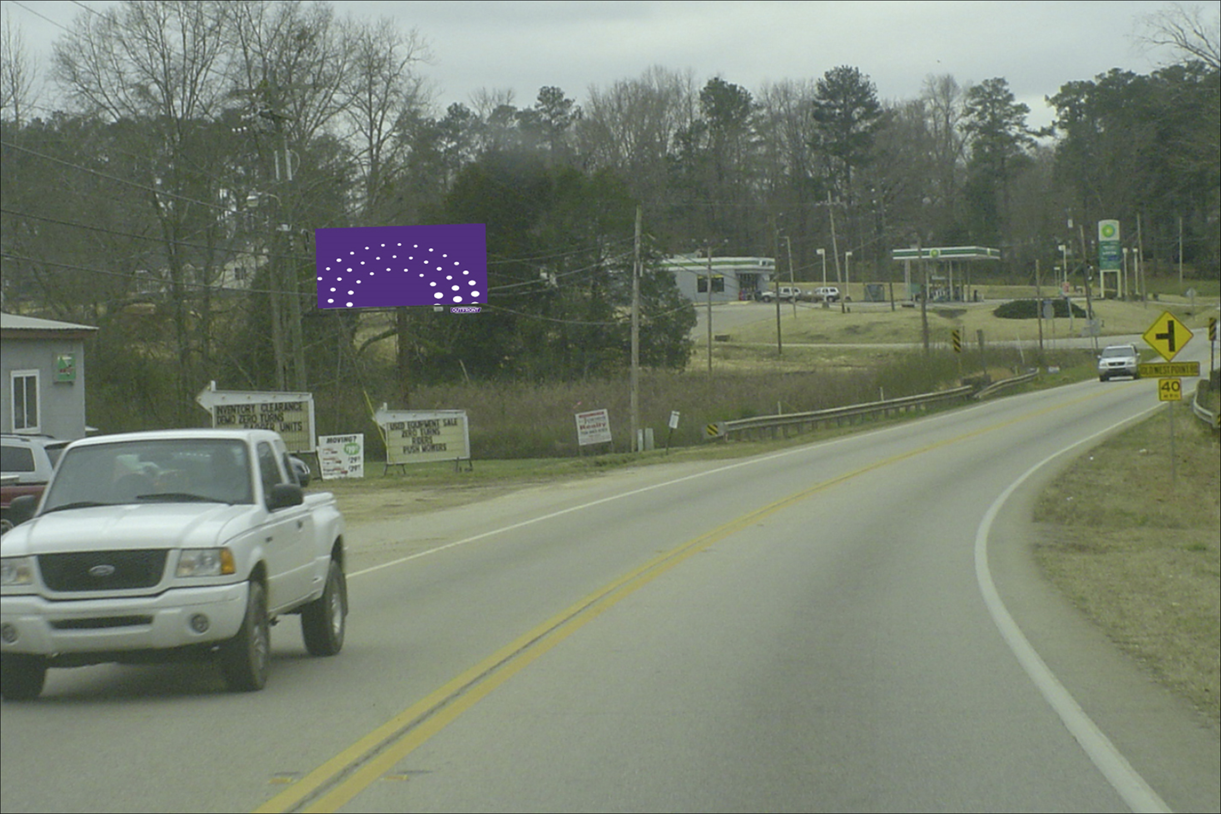 West Point Rd E/O Old West Point Rd S/S