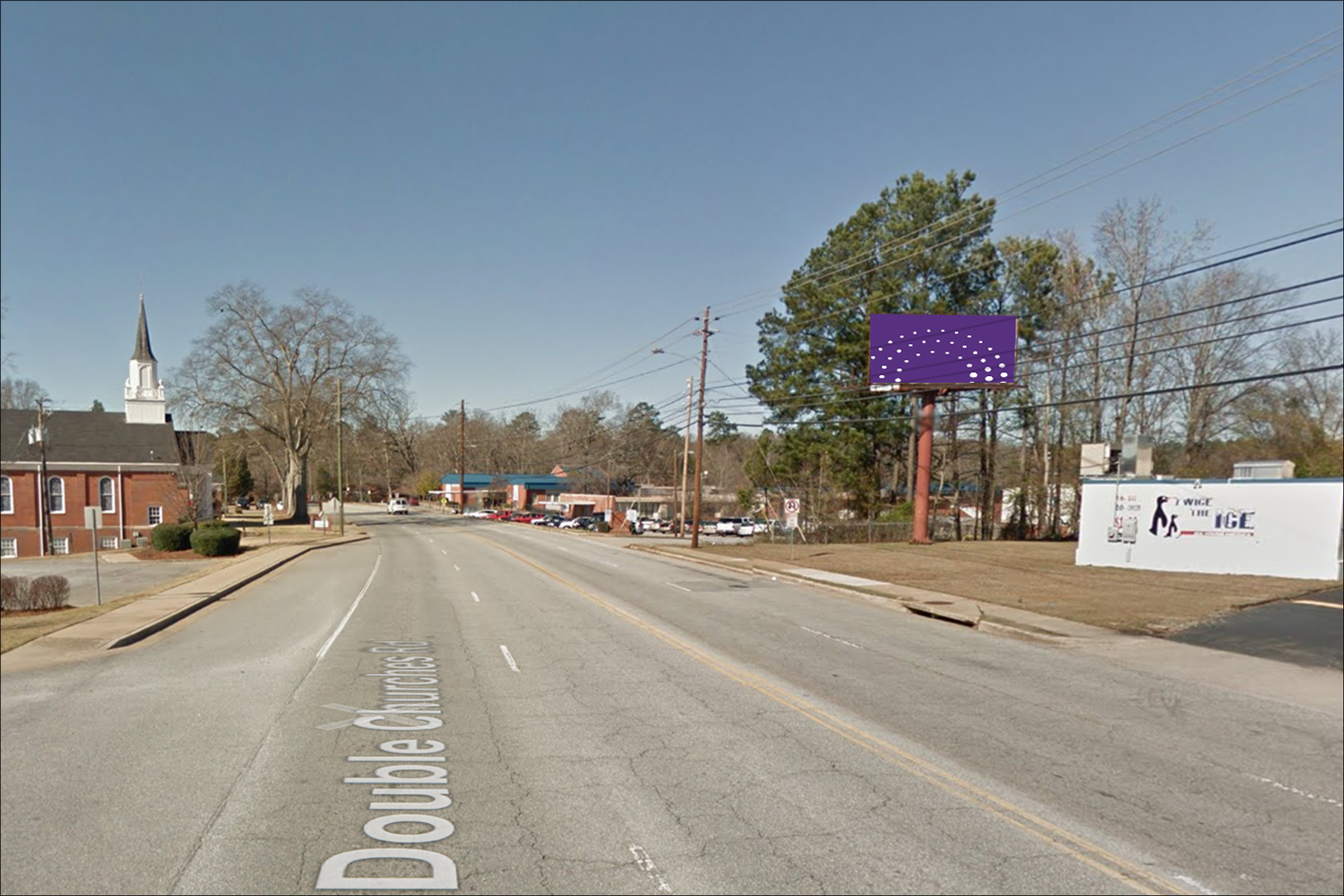 Double Churches Rd W/O Whitesville Rd N/S