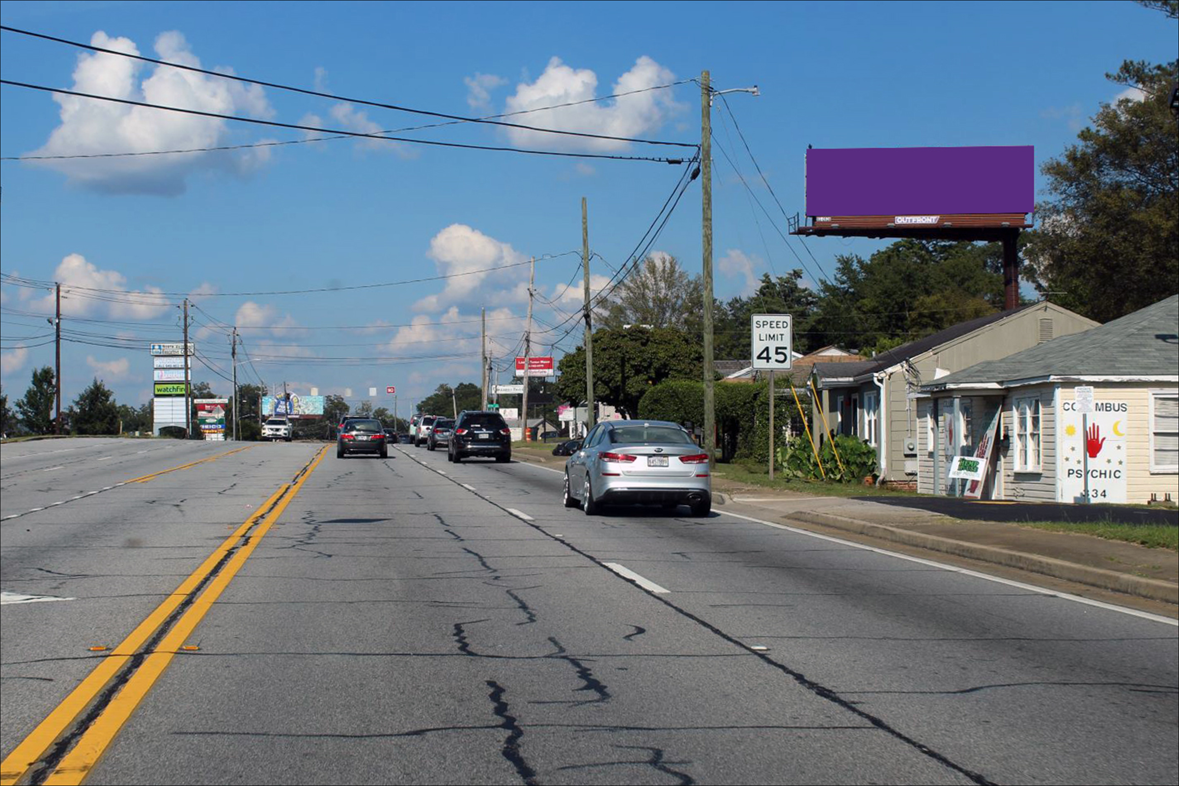 Veterans Parkway S/O Ogletree E/S
