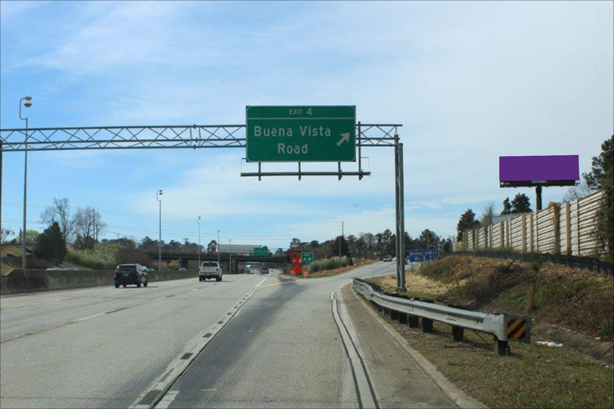 W/S I-185 528 ft N/O Buena Vista Road