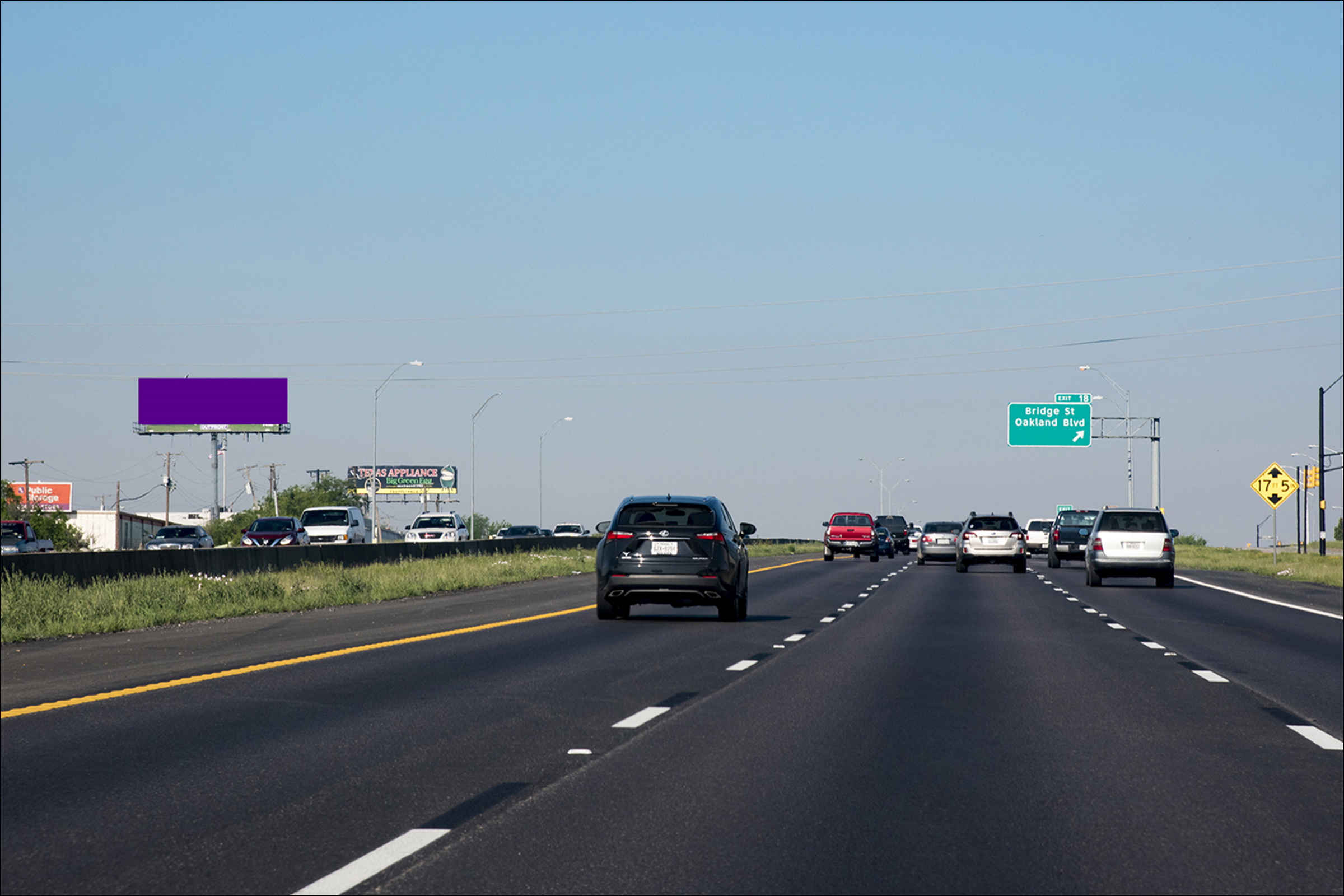 I-30 .9 Mi E/O Oakland Blvd S/S