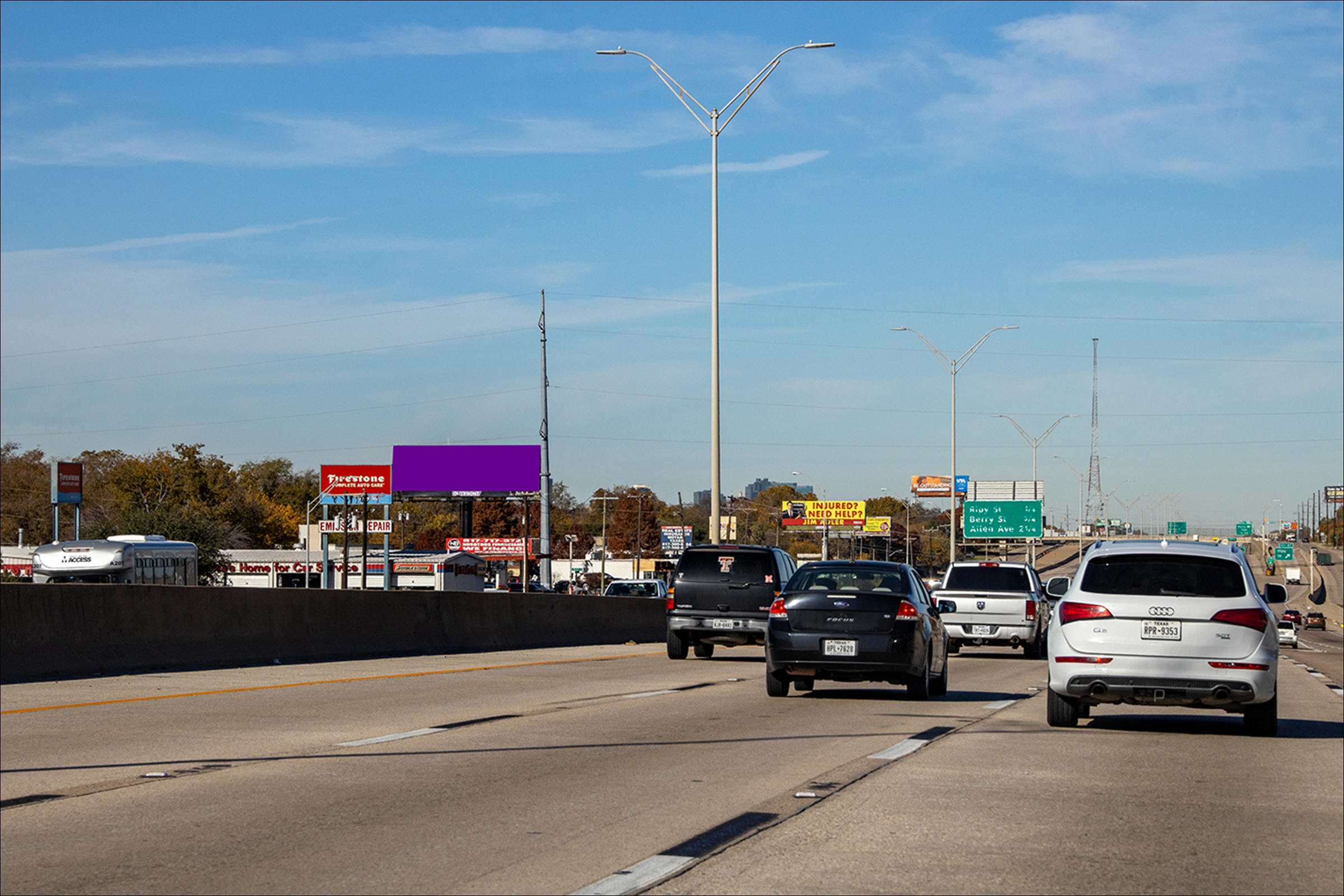 I-35W .2 Mi N/O Seminary Dr. W/S
