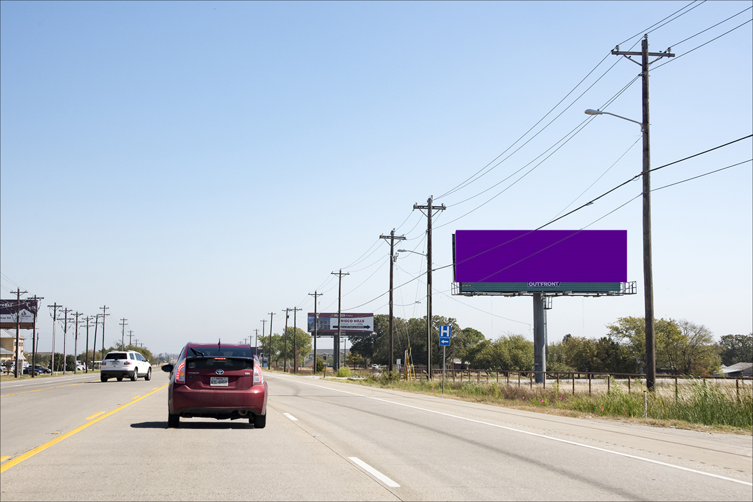 Hwy 380 1.00 mi W/O Fm 1385 S/S