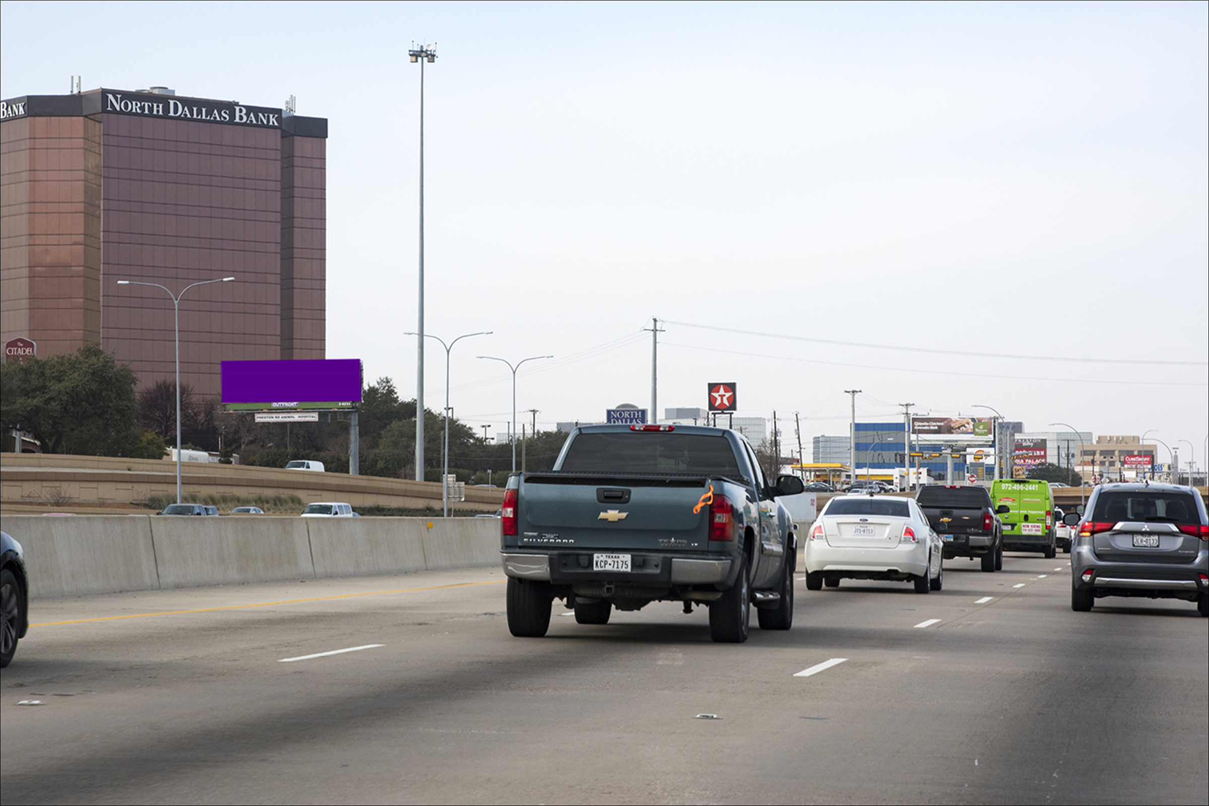 LBJ (635) .1 Mi E/O Preston S/S