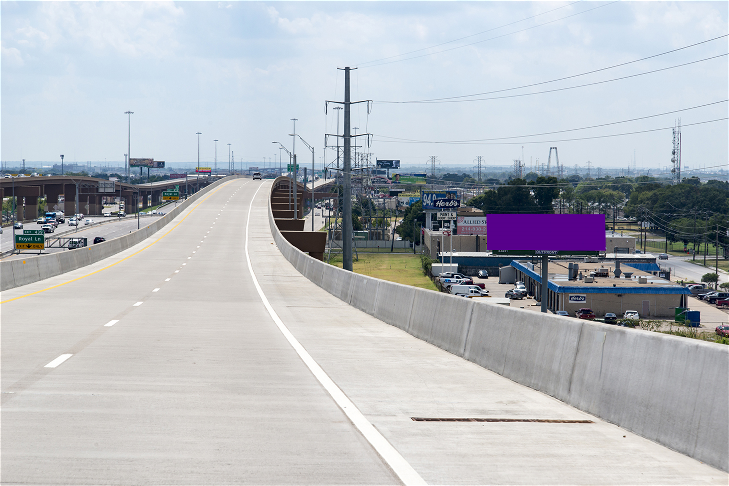 I-35E .2 Mi S/O LBJ (I-635) W/S