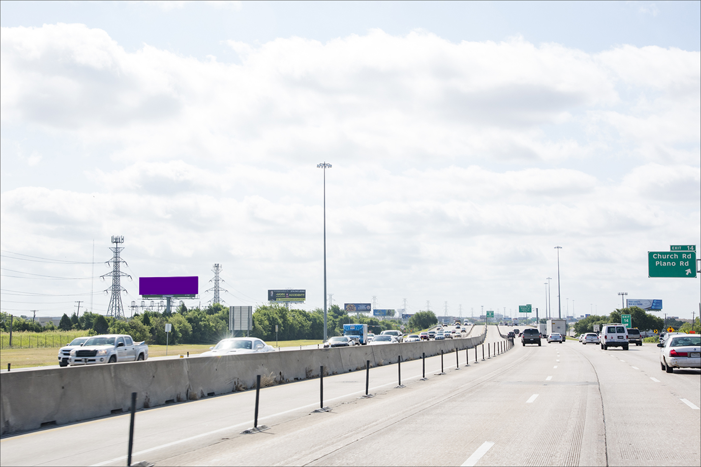 LBJ (635) .2 Mi W/O Plano Road N/S