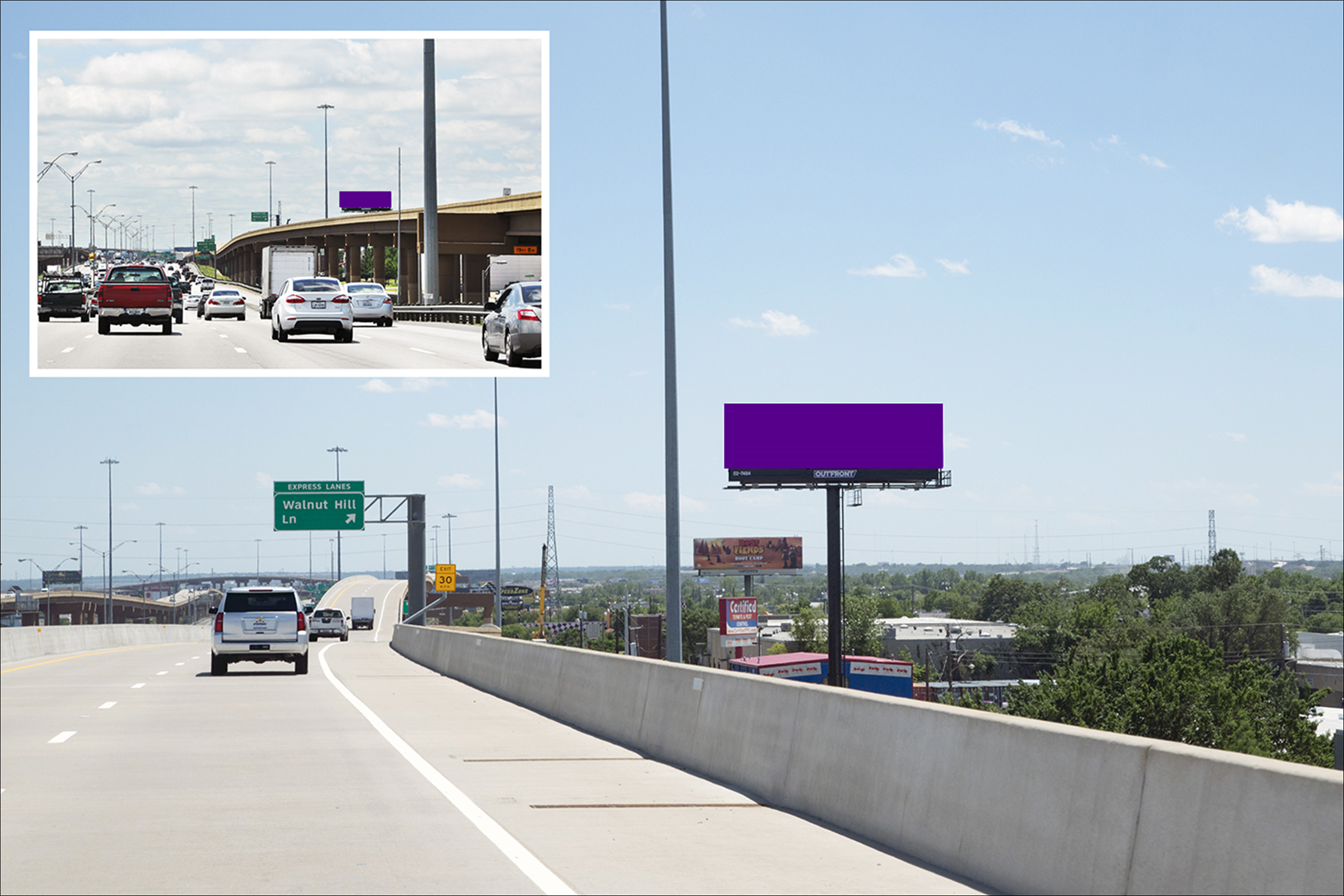 I-35E .6 Mi S/O Royal Lane W/S