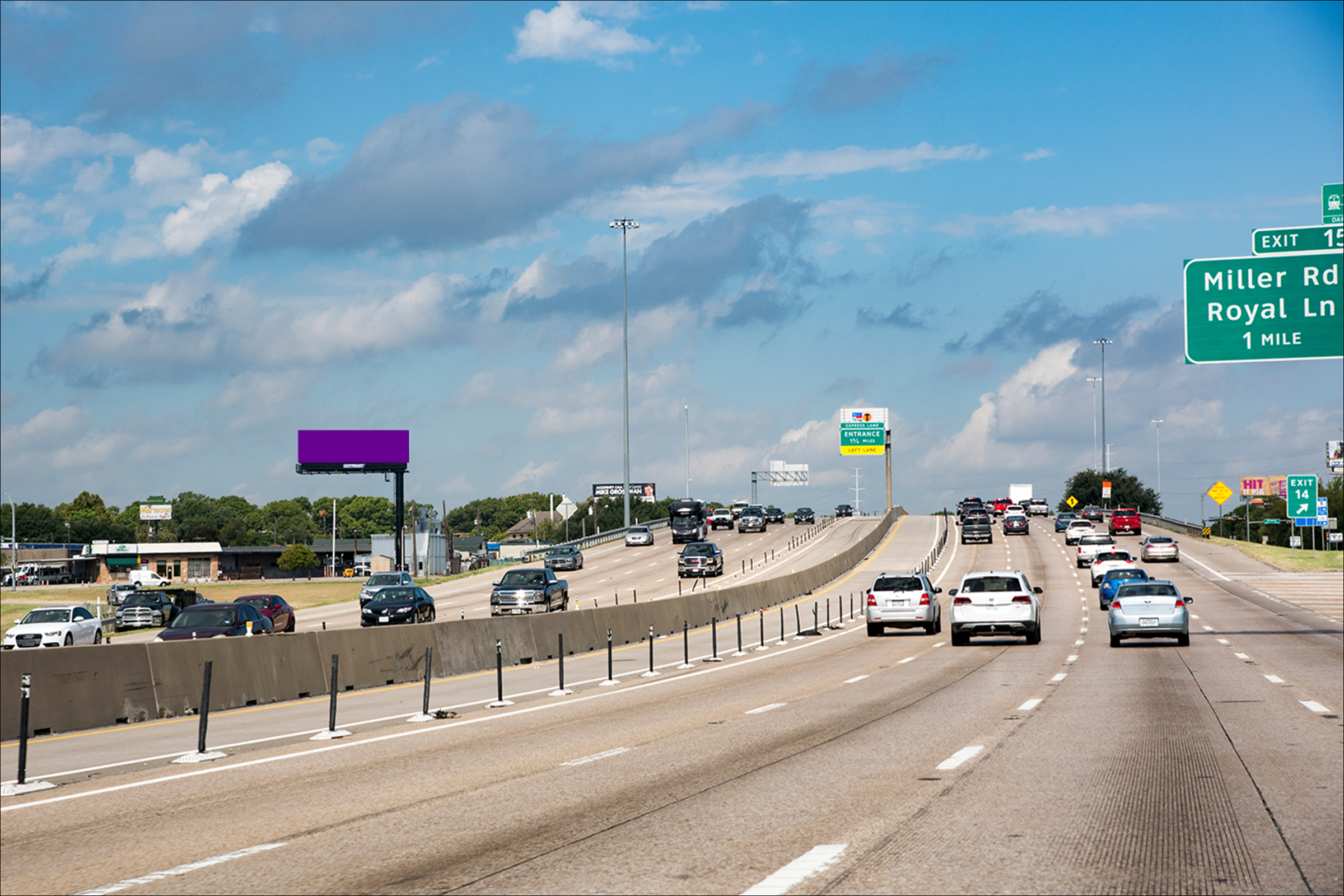 LBJ (635) W/O Plano Road S/S