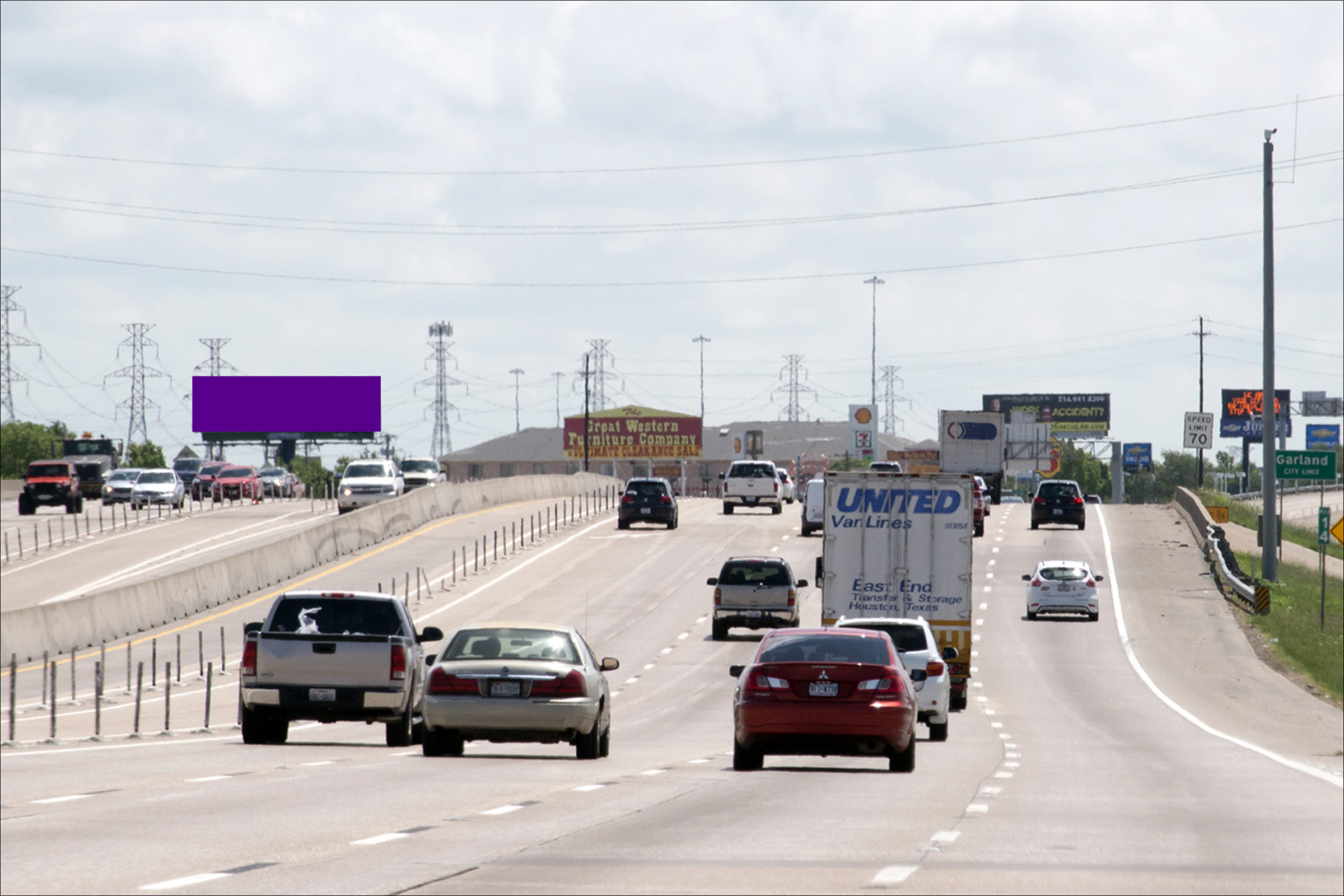 LBJ (635) 200' N/O Jupiter Road N/S