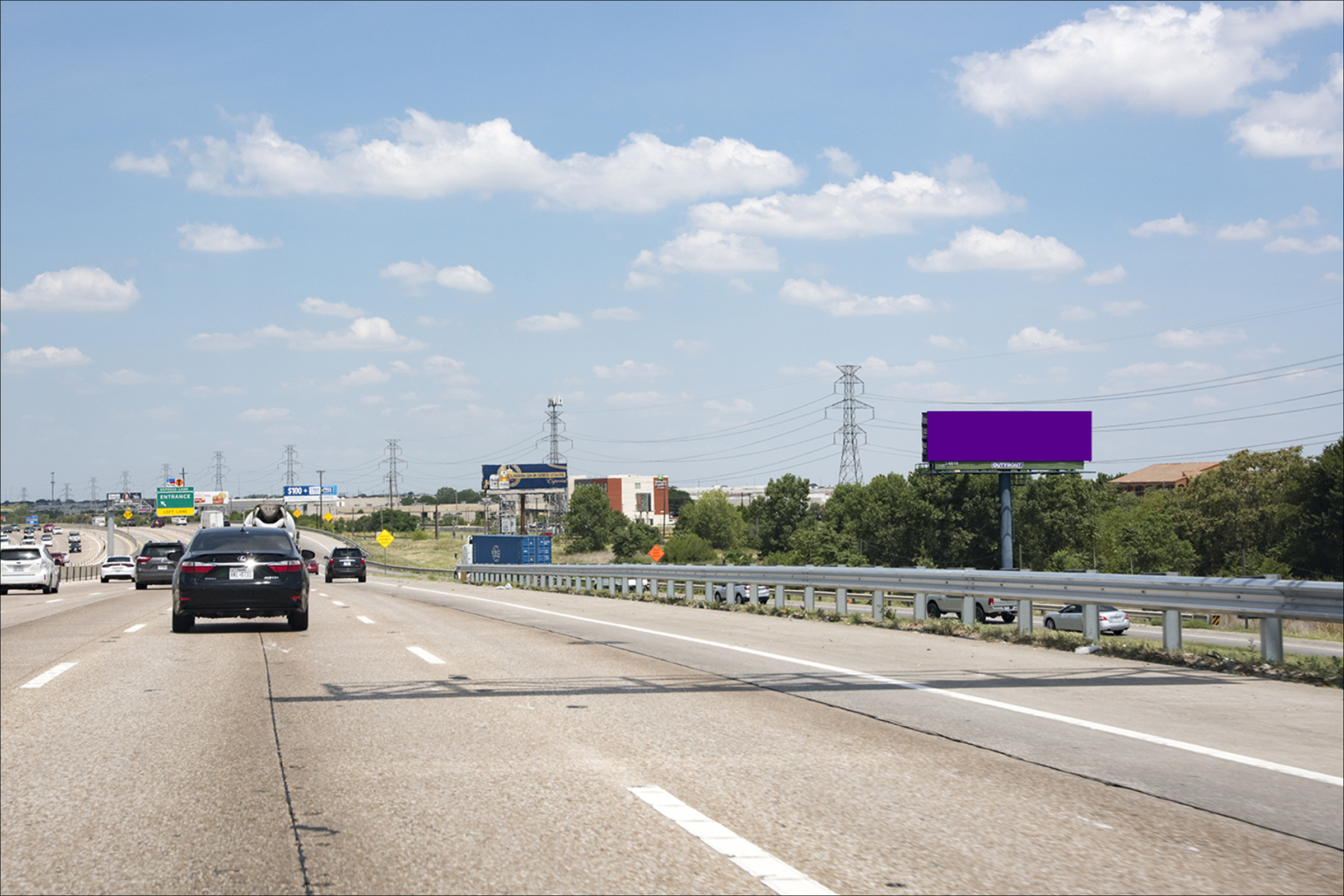 LBJ (635) 200' N/O Jupiter Road N/S
