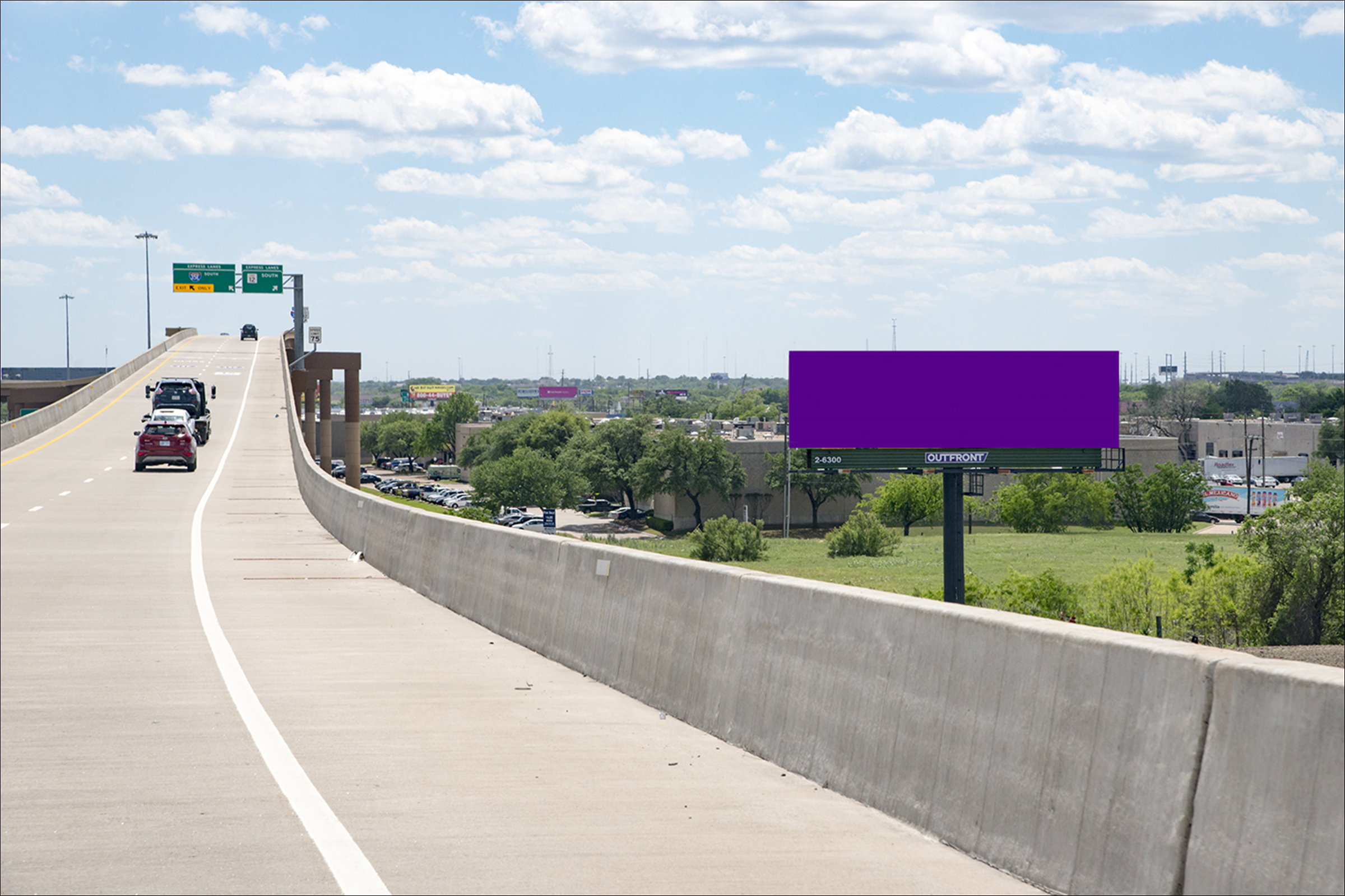I-35E .3 Mi S/O Walnut Hill W/S