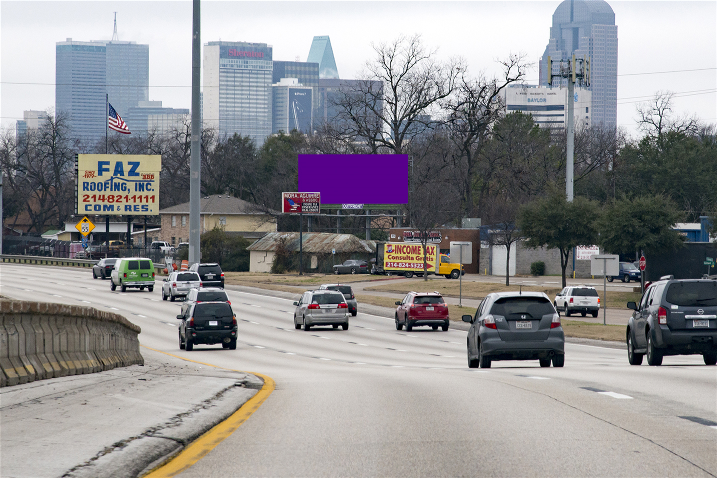 I-30 (E.R.L.T.) E/O Carroll St. N/S
