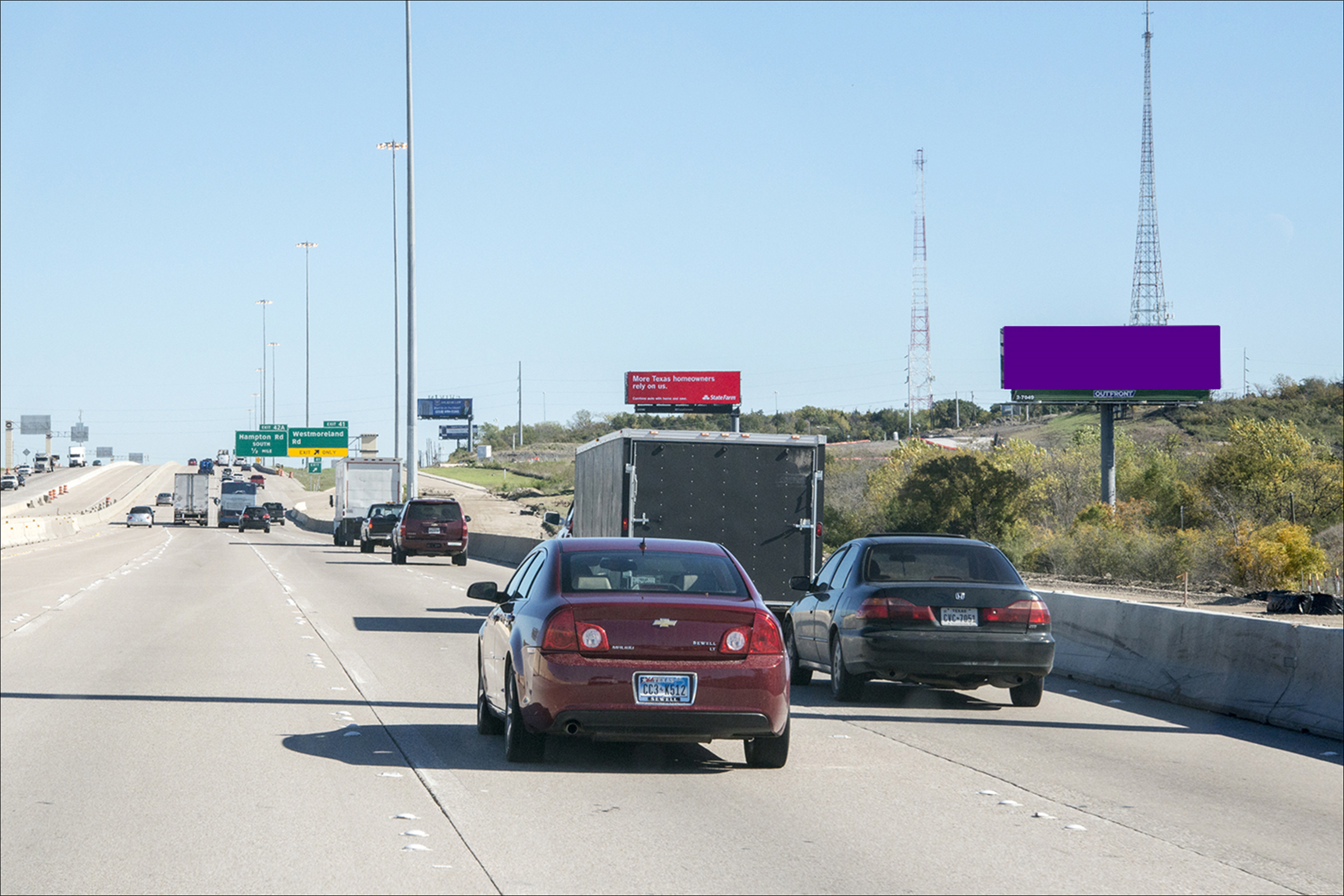 I-30 (Tom Landry) .5 Mi W/O Westmoreland S/S