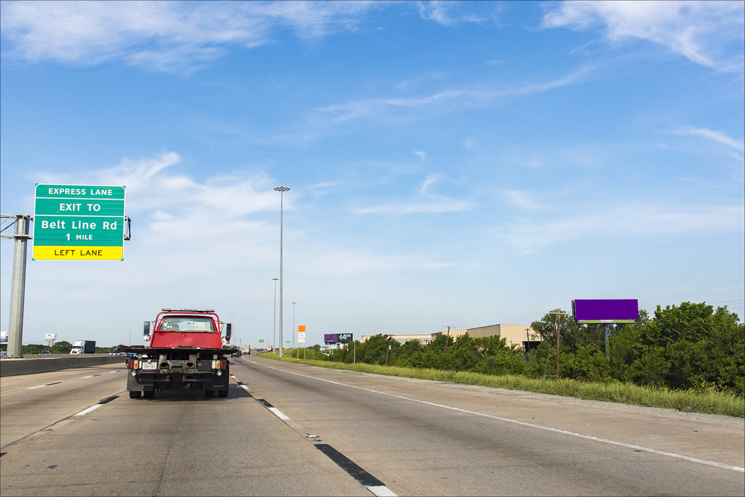 I-30 (Tom Landry) .5 Mi E/O Myers N/S