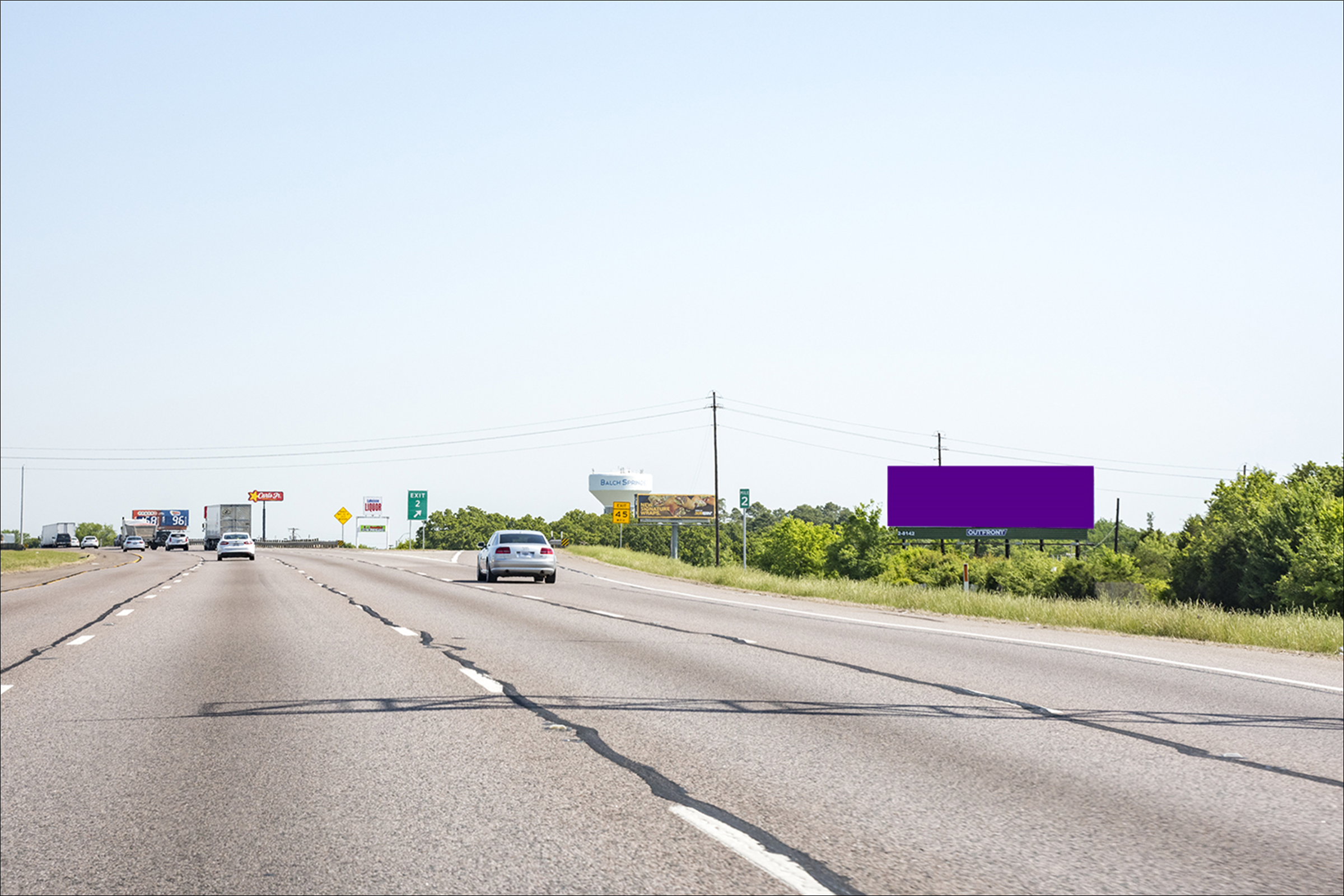 LBJ (635) .2 Mi S/O Lake June Road E/S