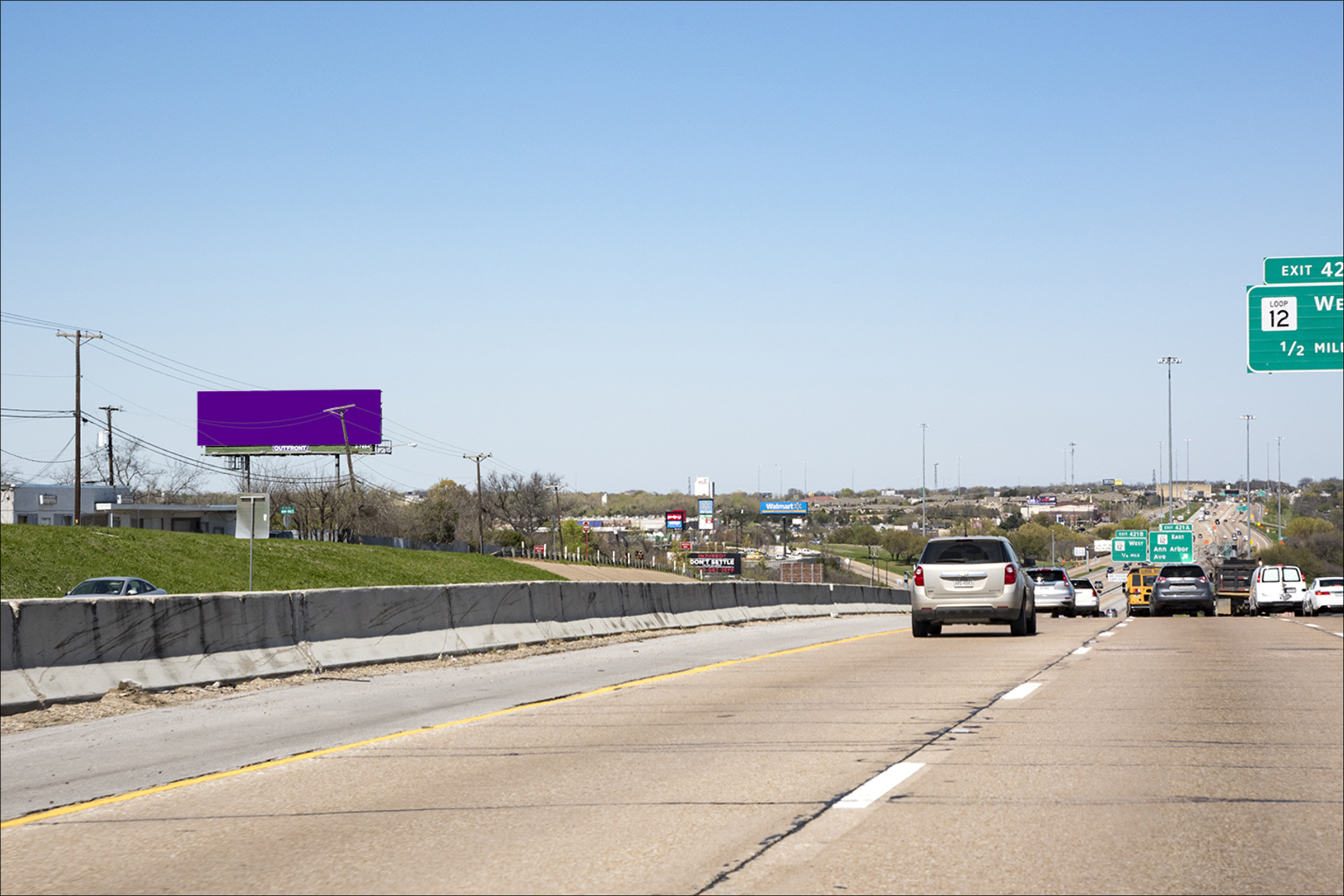 I-35E .6 Mi S/O Loop 12 W/S