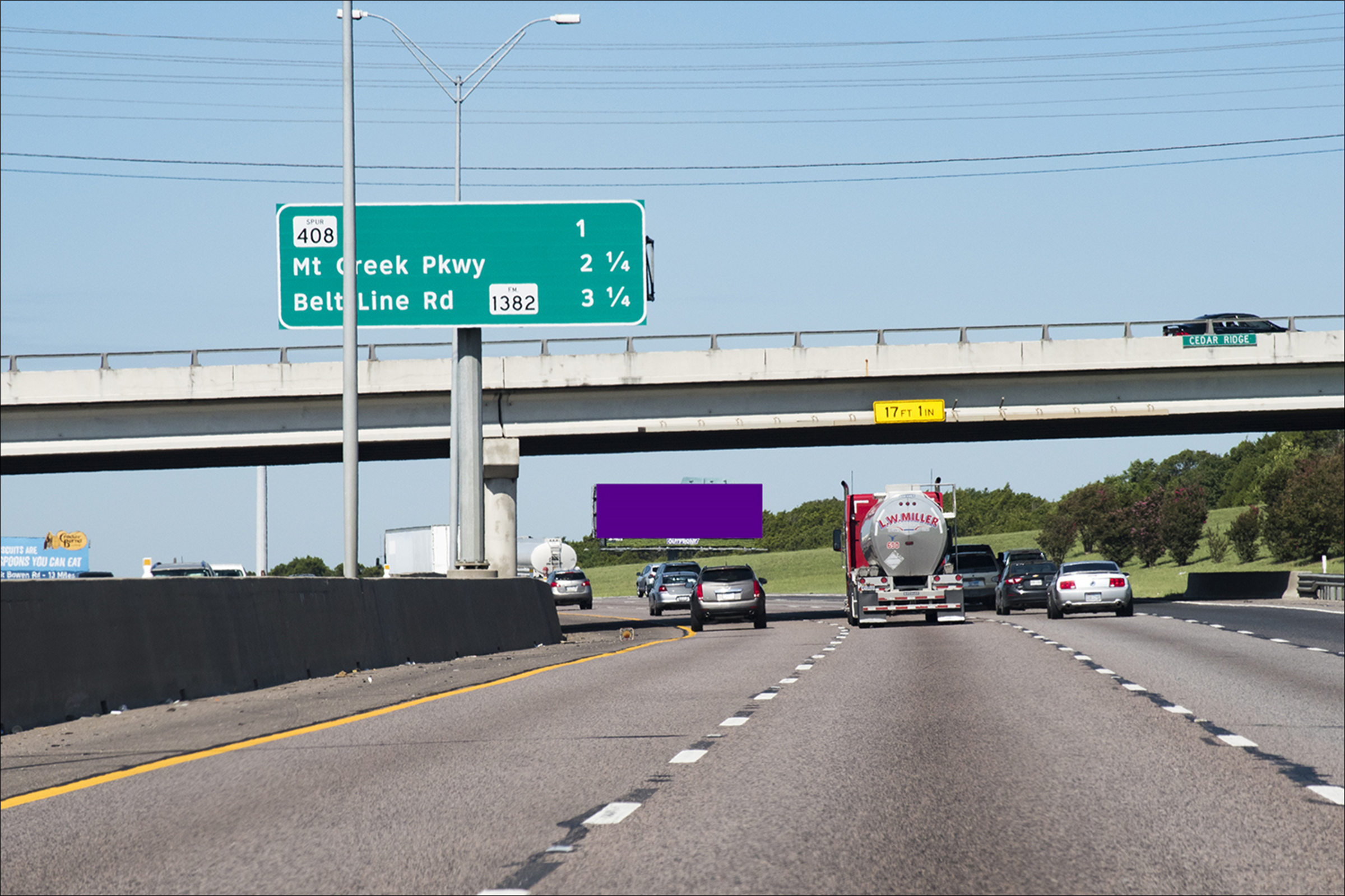 I-20 1200' W/O Cedar Ridge N/S