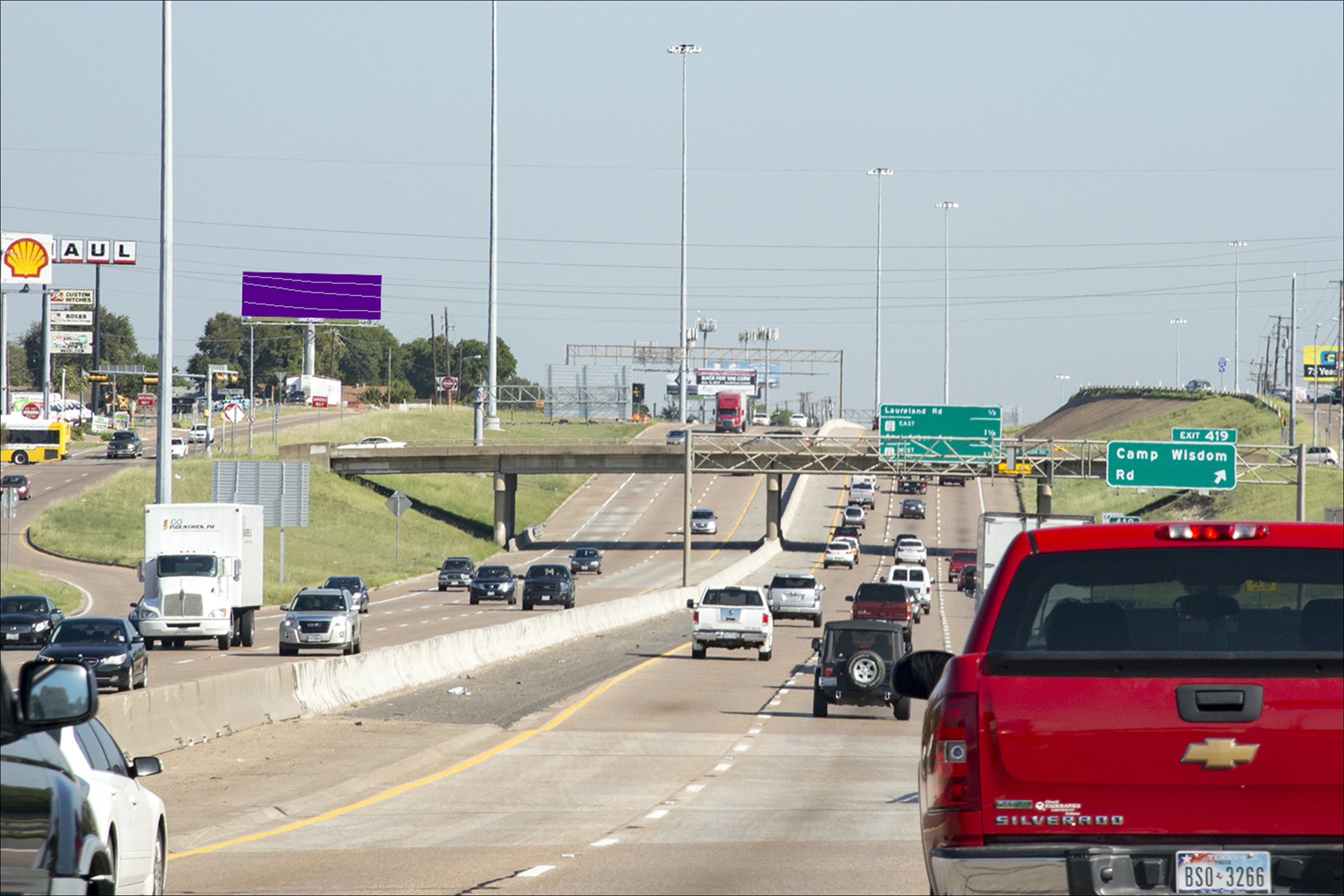 I-35E N/O Camp Wisdom W/S