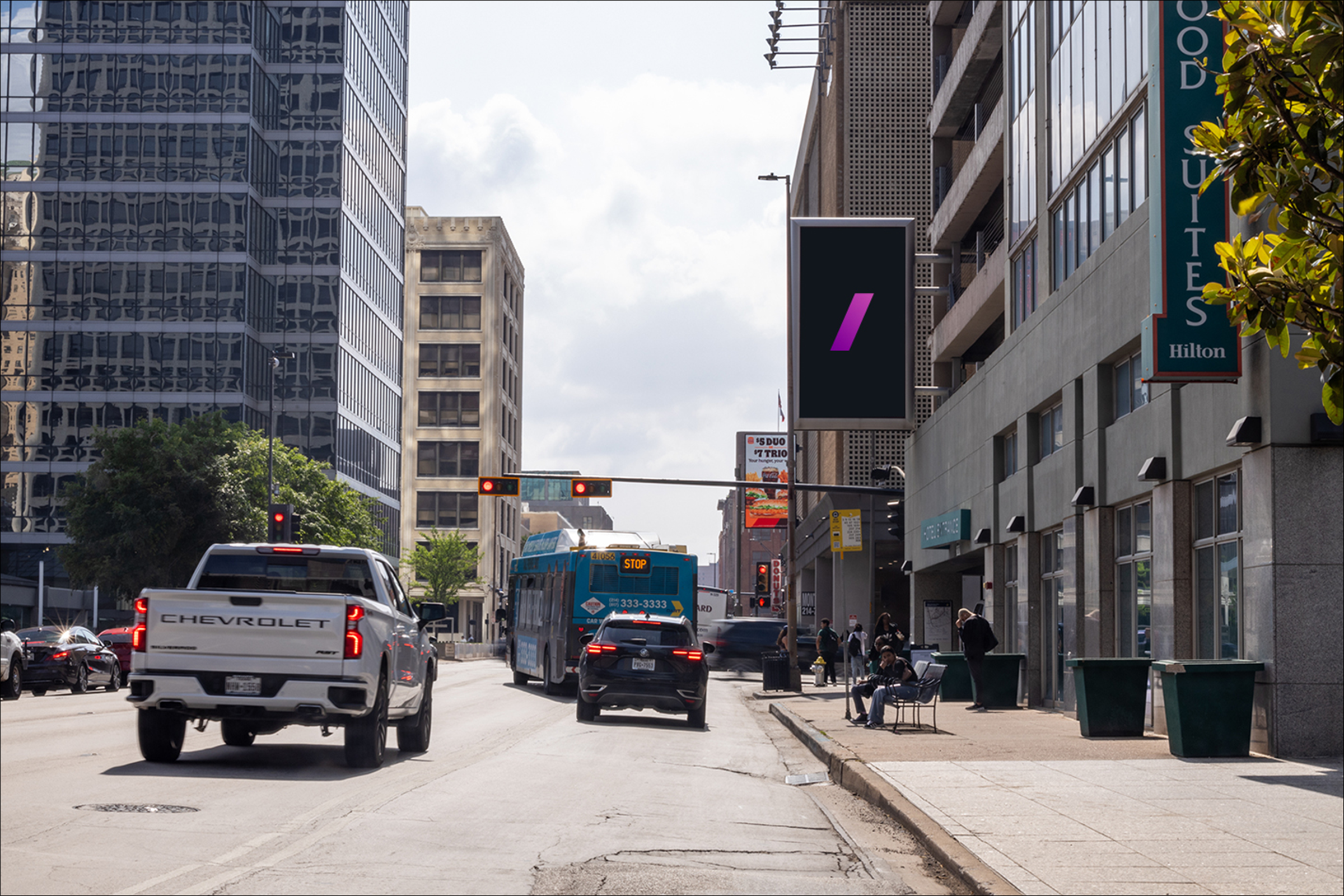 Elm St & N Griffin N/S