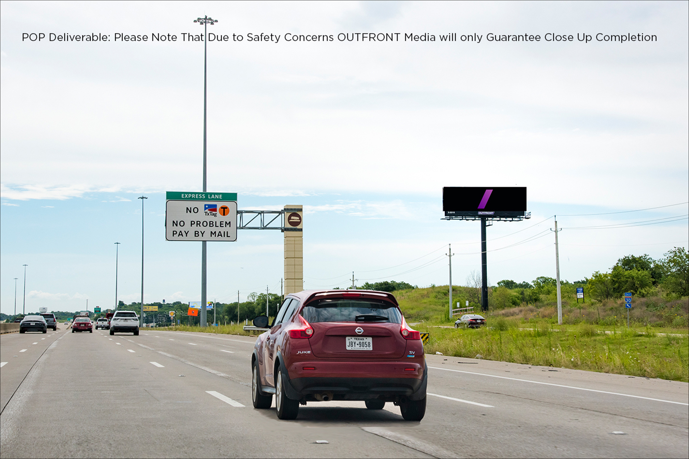I-30 (Tom Landry) W/O Beltline S/S