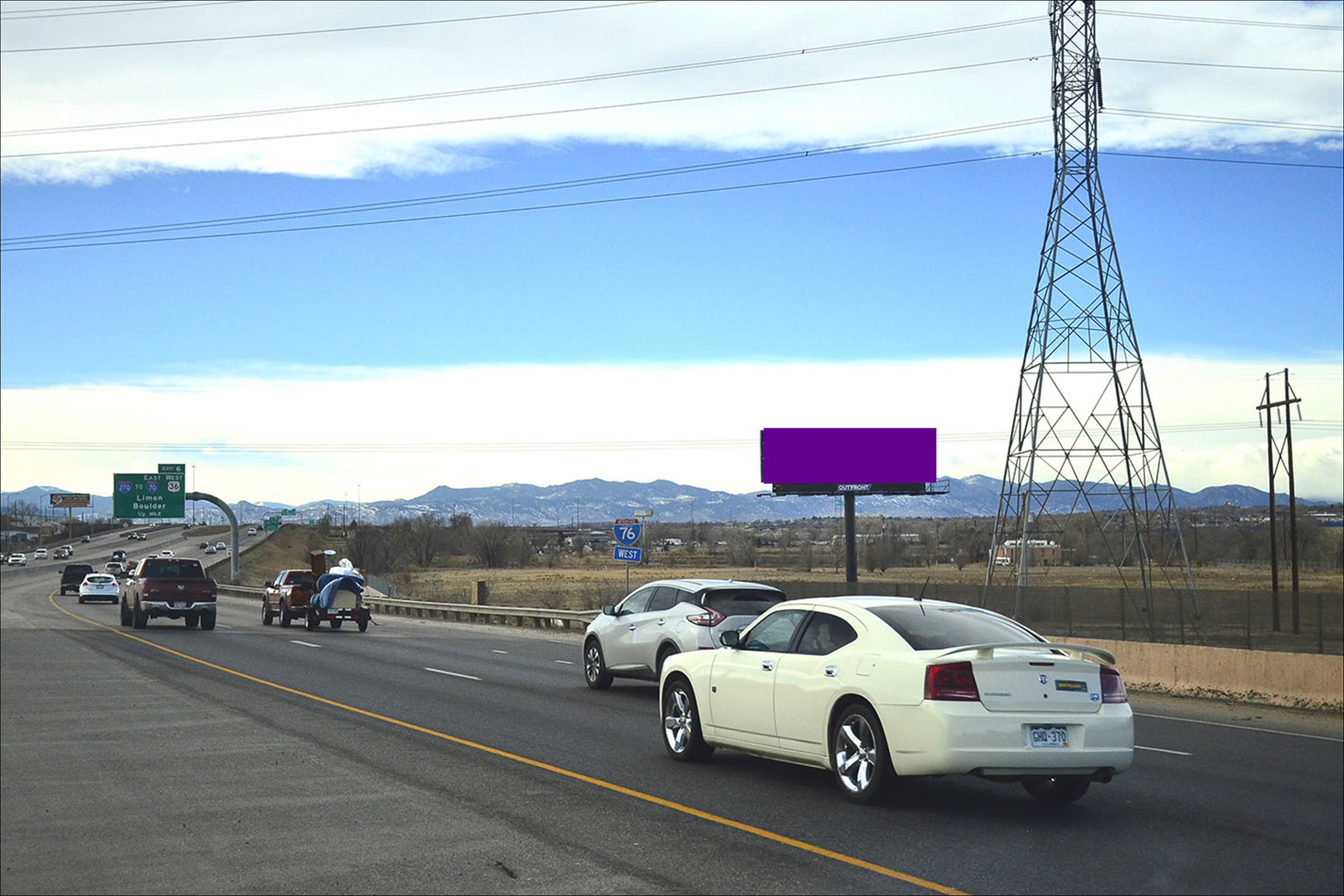 I-76 Ns 1.00 mi E/O I-25