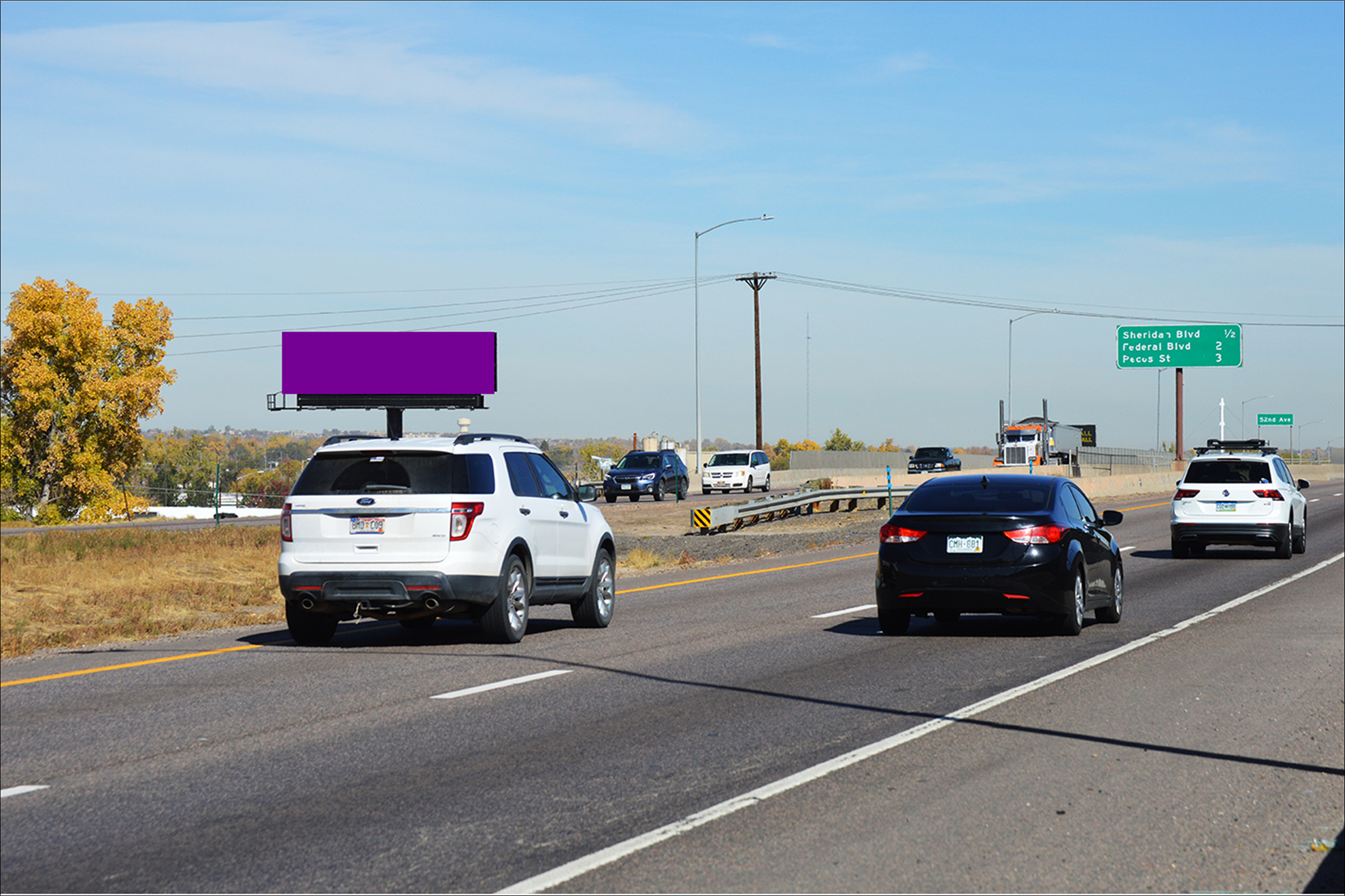 NW/L I-76 151 ft N/O W 52nd Ave