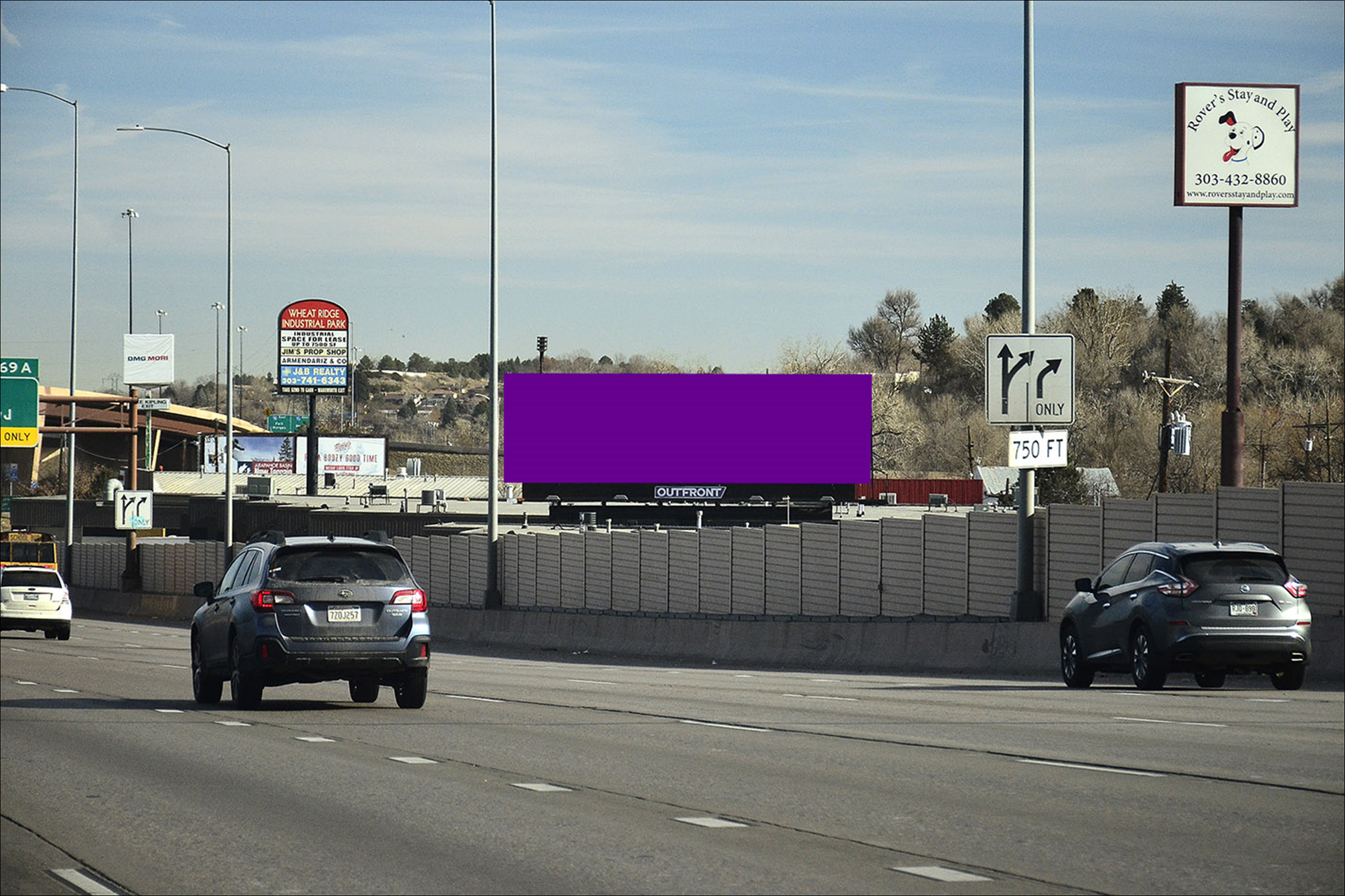 OUTFRONT PRIME: I-70 Ss .29 mi W/O Wadsworth Blvd F/W