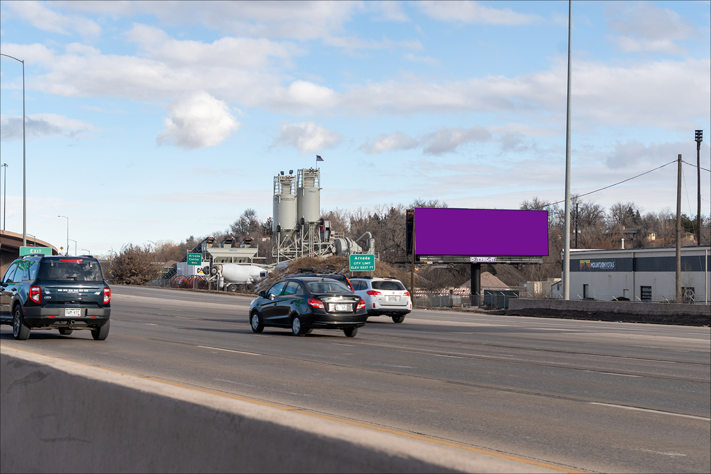 I-70 Ss .17 mi W/O Wadsworth Blvd F/W