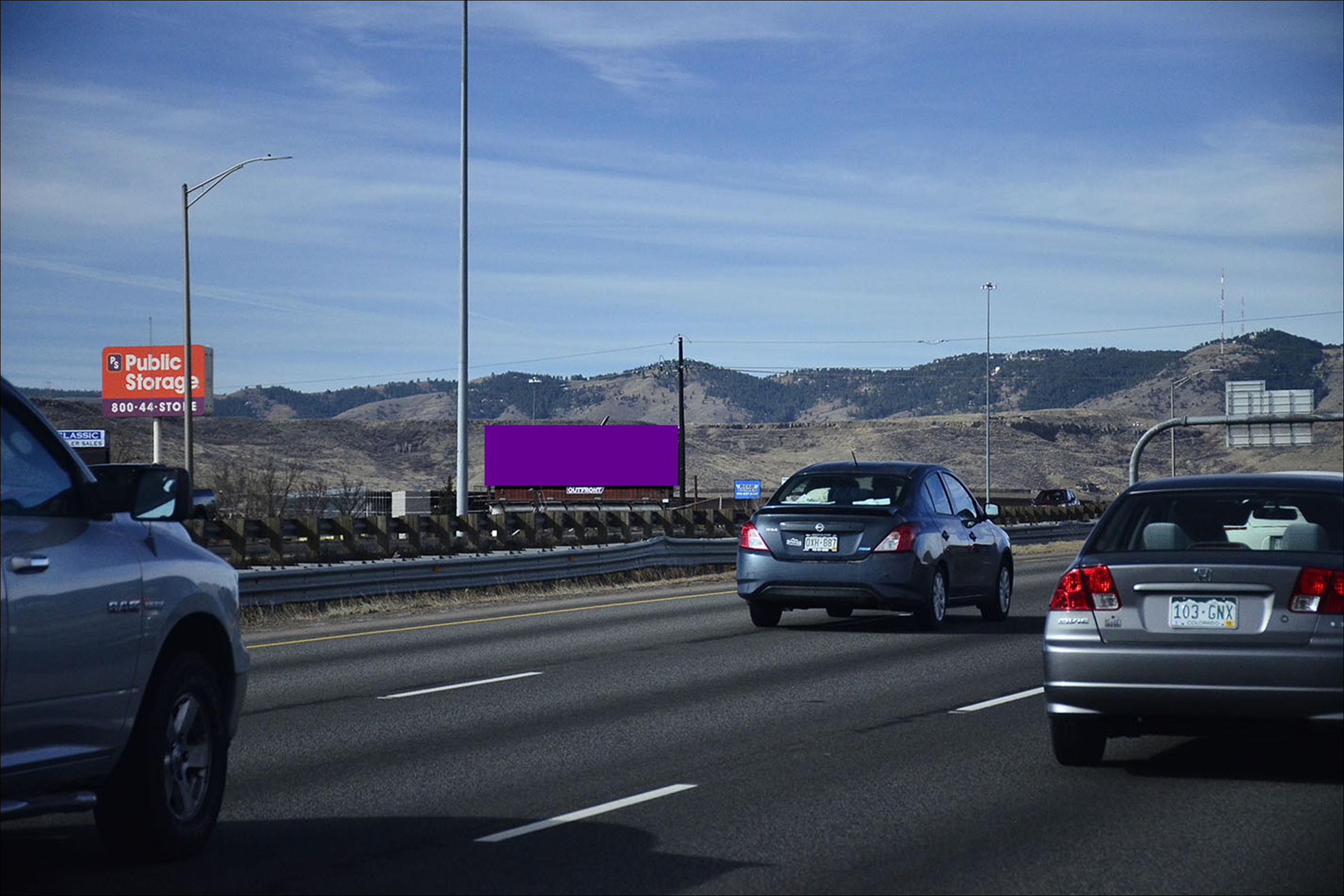 I-70 Ss 200.00 ft W/O Ward Rd