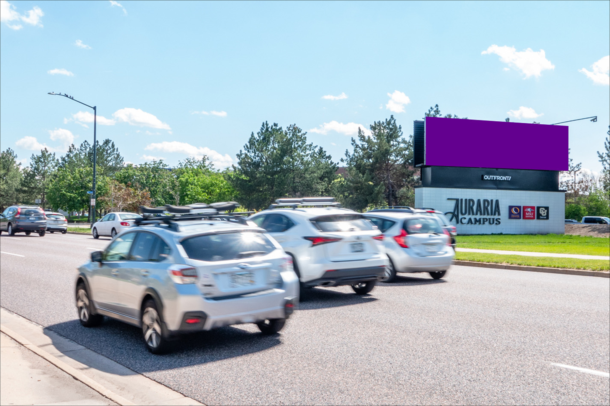 OUTFRONT PRIME: W/L N Speer Blvd 381 ft N/O Kalamath St/Champa St.