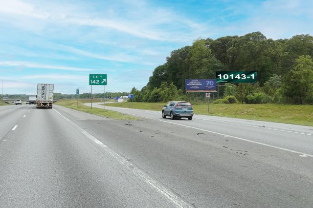 I-75 0.3 mi N/O Hwy 96 (Exit 142) WS, N/F RR