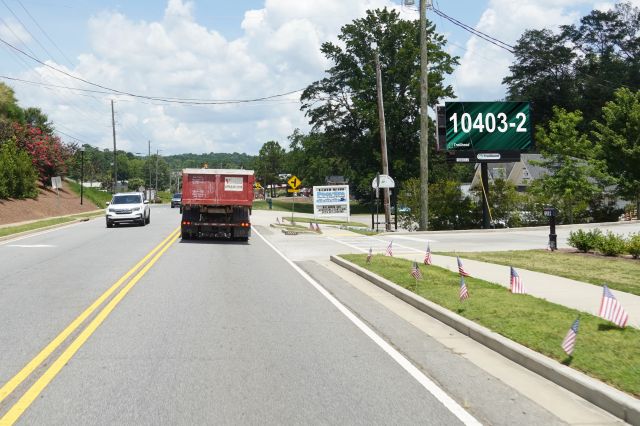 Main St 900 ft S/O E Cherokee Dr ES, S/F RR