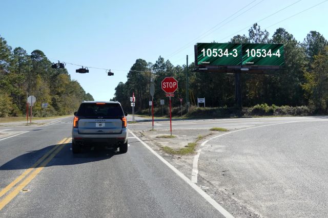 Hwy 80 40' E/O Hwy 121 SS, Left, W/F RR