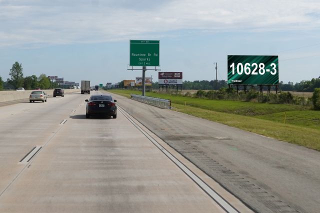 I-75 1.2mi N/O W Colquitt St (Exit 41) WS, Top, N/F RR