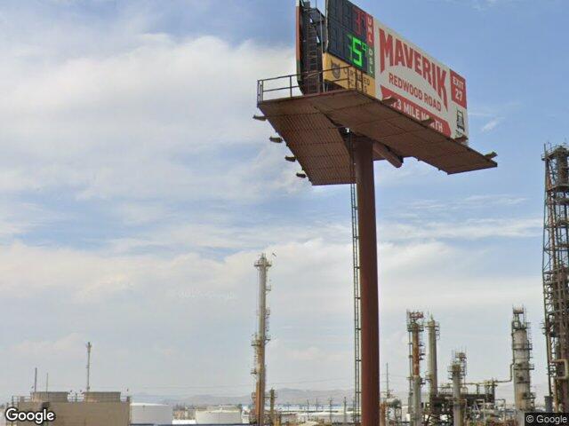 near north end of I-215, West Bound