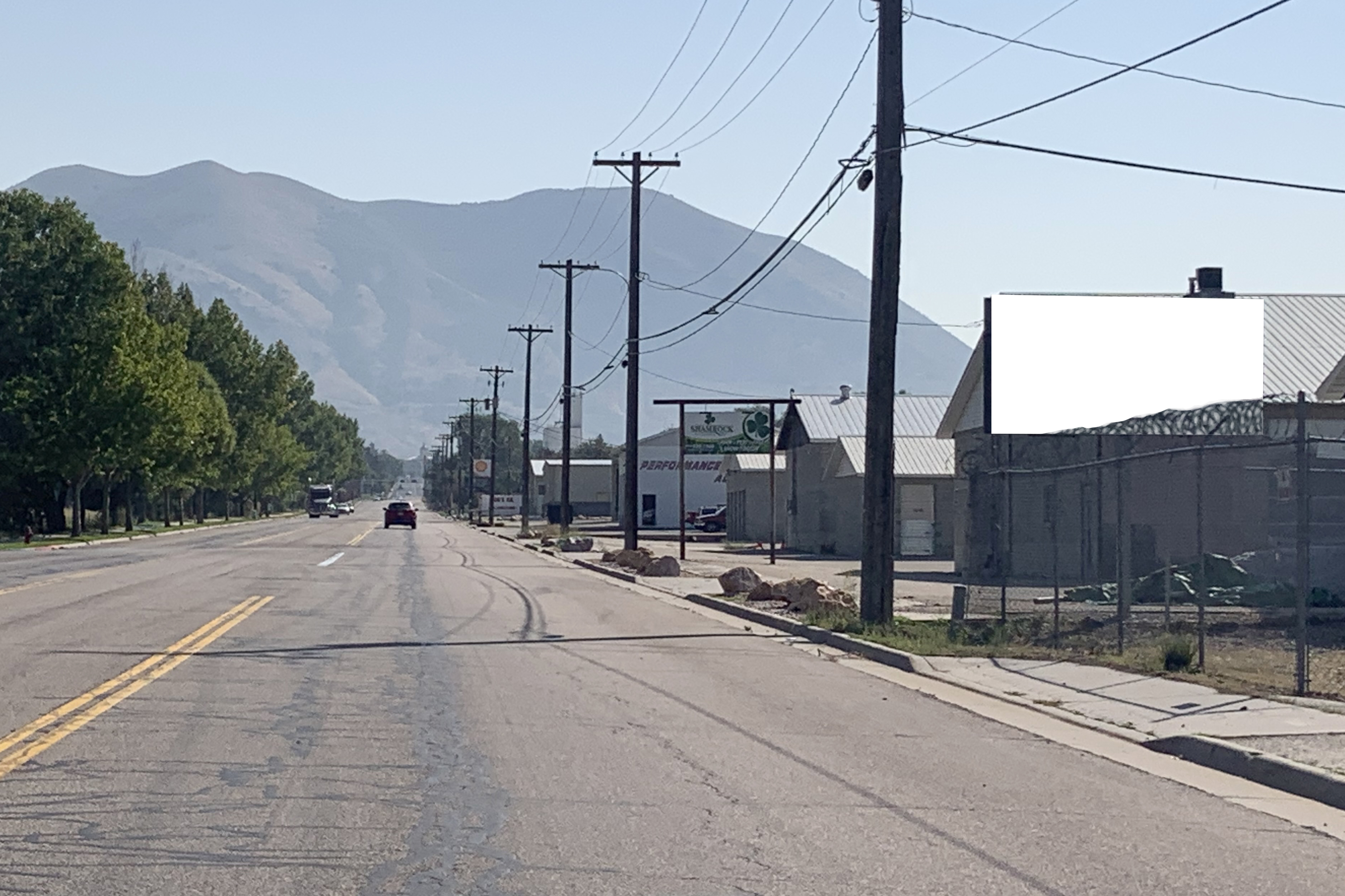 Forest St S/S, 211 ft W/O Industrial Way, W/F
