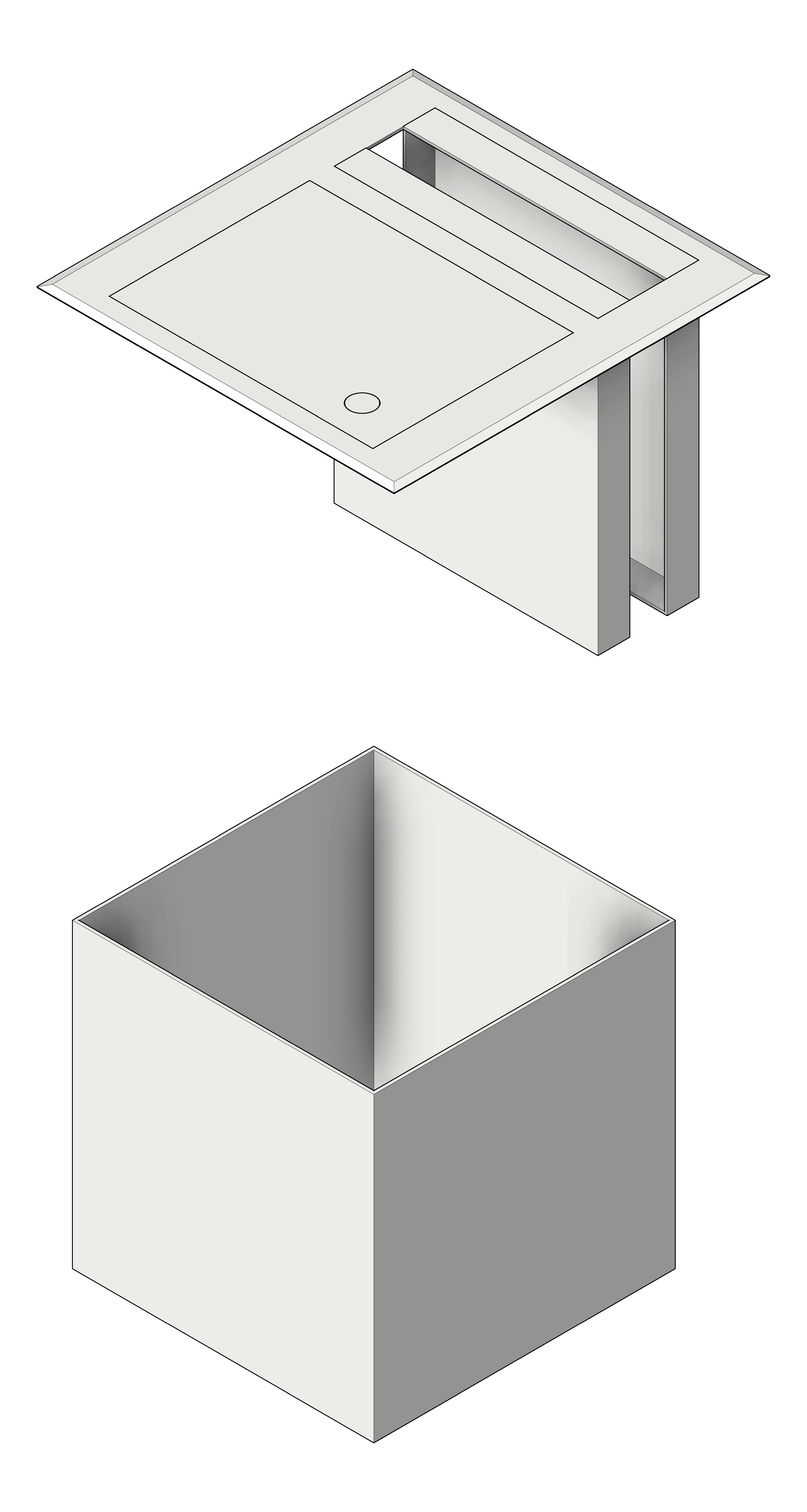 Navigate to CombinationUnit CounterTop ASIJDMacDonald Traditional PaperDispenser WasteBin 28L