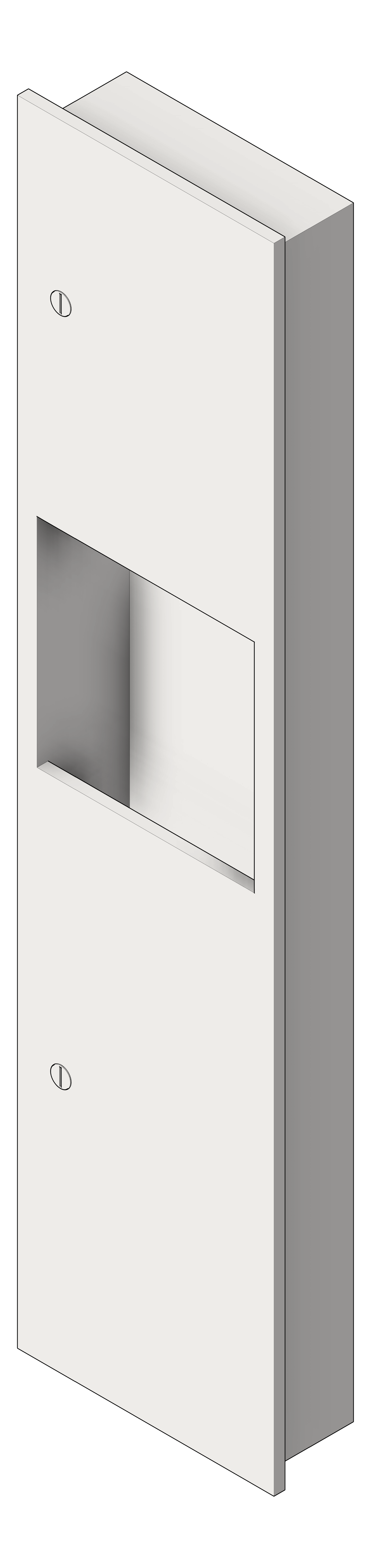 Navigate to CombinationUnit Recessed ASIJDMacDonald Simplicity PaperDispenser WasteBin 16L