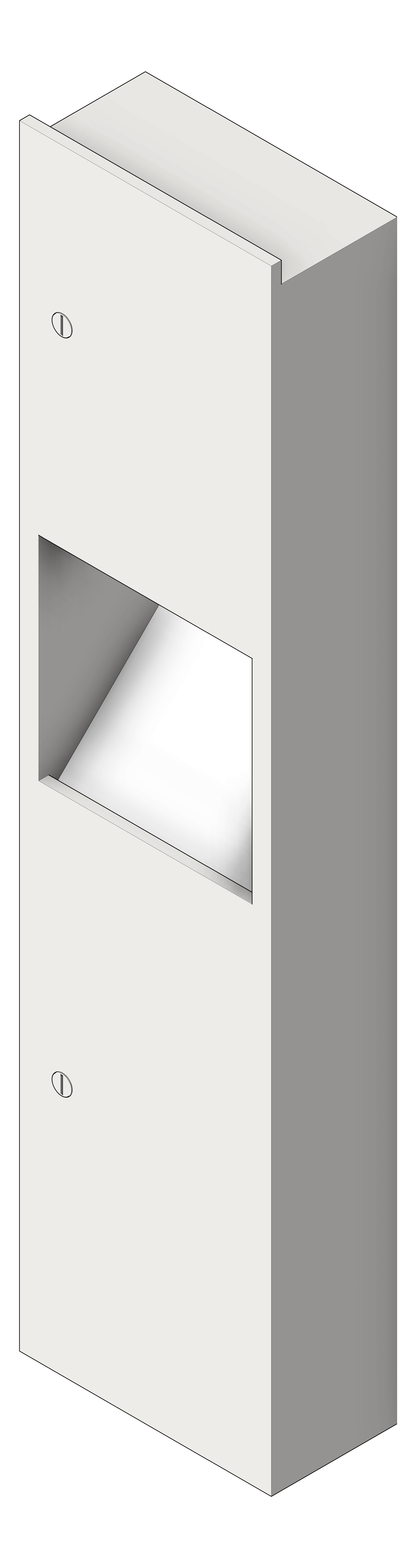 Navigate to CombinationUnit SurfaceMount  ASIJDMacDonald Simplicity PaperDispenser WasteBin 26.5L