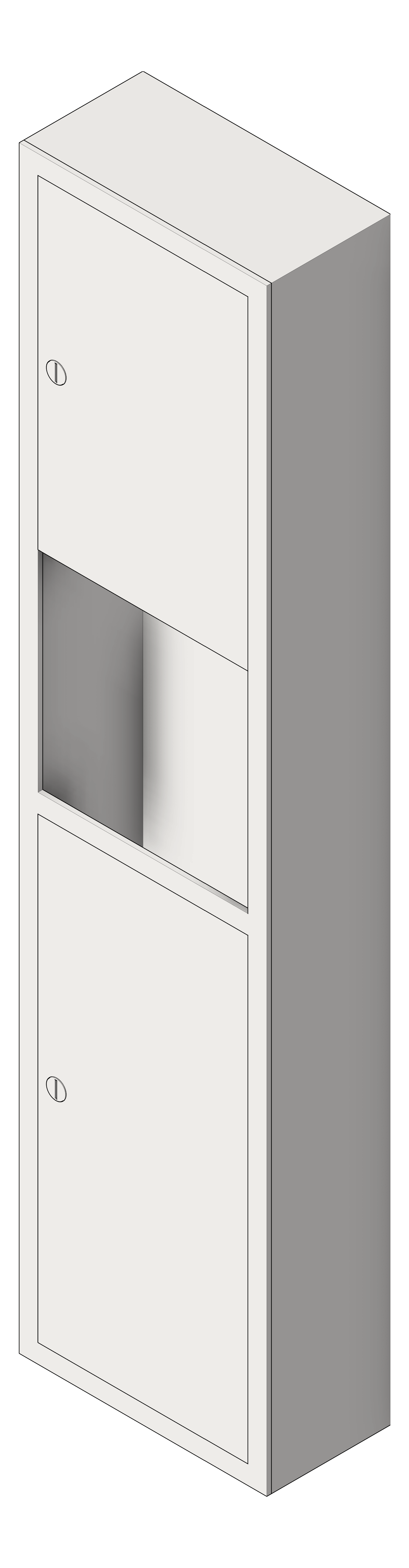 Navigate to CombinationUnit SurfaceMount ASIJDMacDonald Traditional PaperDispenser WasteBin 26L