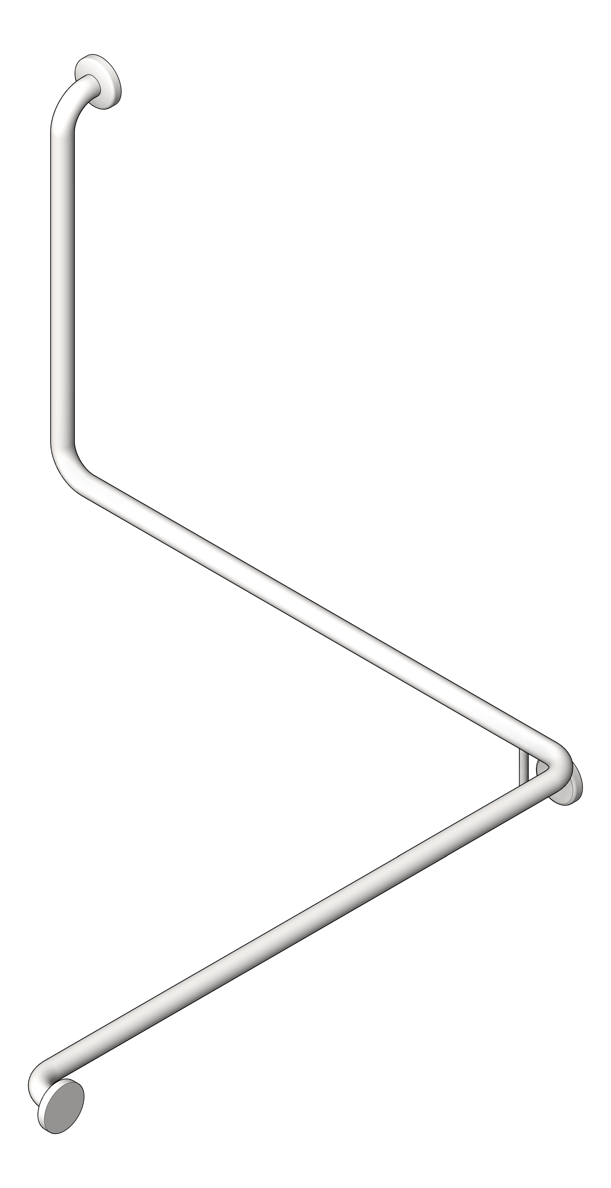Navigate to GrabRail 90deg ASIJDMacDonald Corner RH GermShield