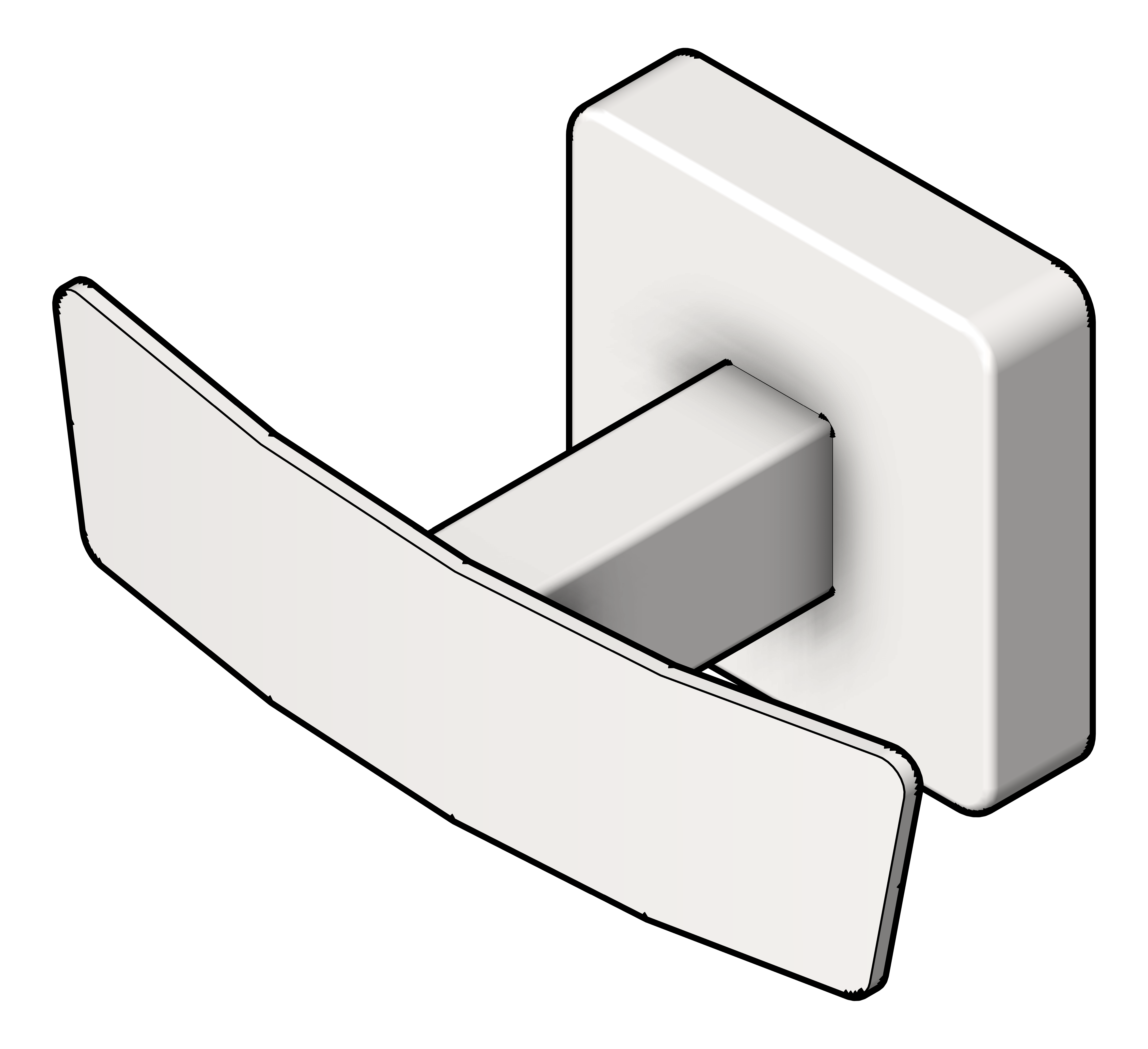 Navigate to RobeHook SurfaceMount ASIJDMacDonald Double StainlessSteel