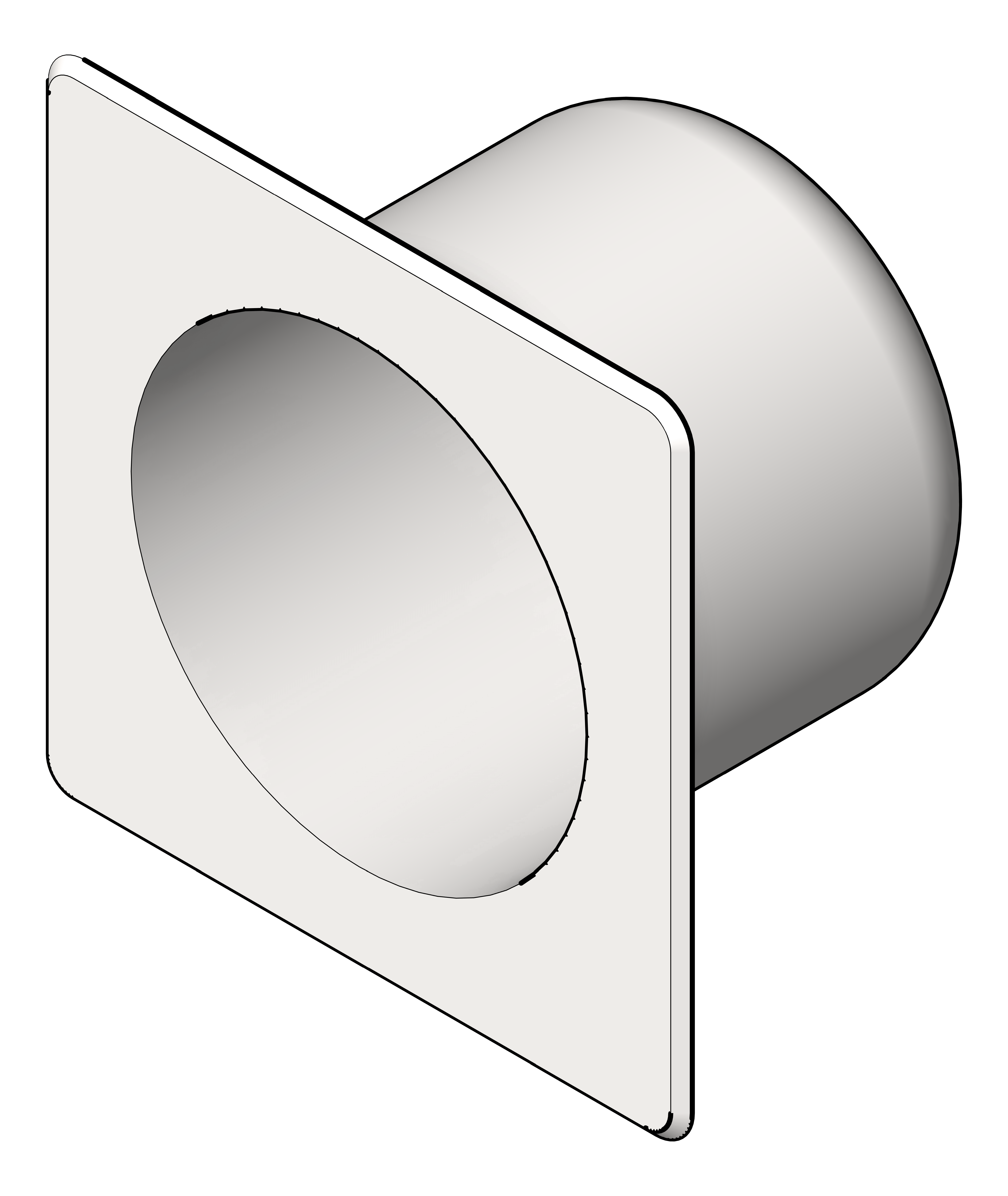 Navigate to ToiletRollHolder Recessed ASIJDMacDonald RearMount Security Square