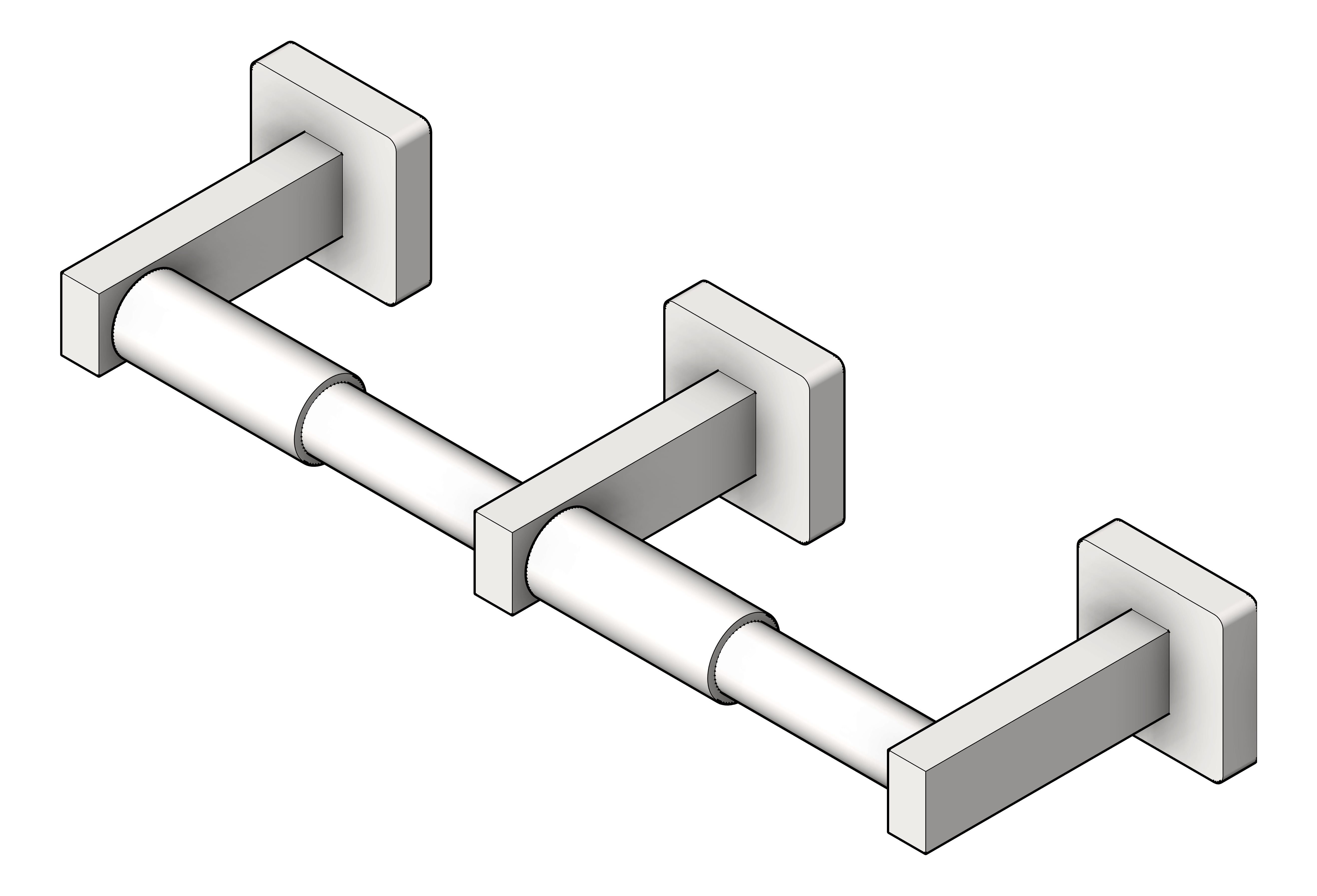 Navigate to ToiletRollHolder SurfaceMount ASIJDMacDonald SS Double