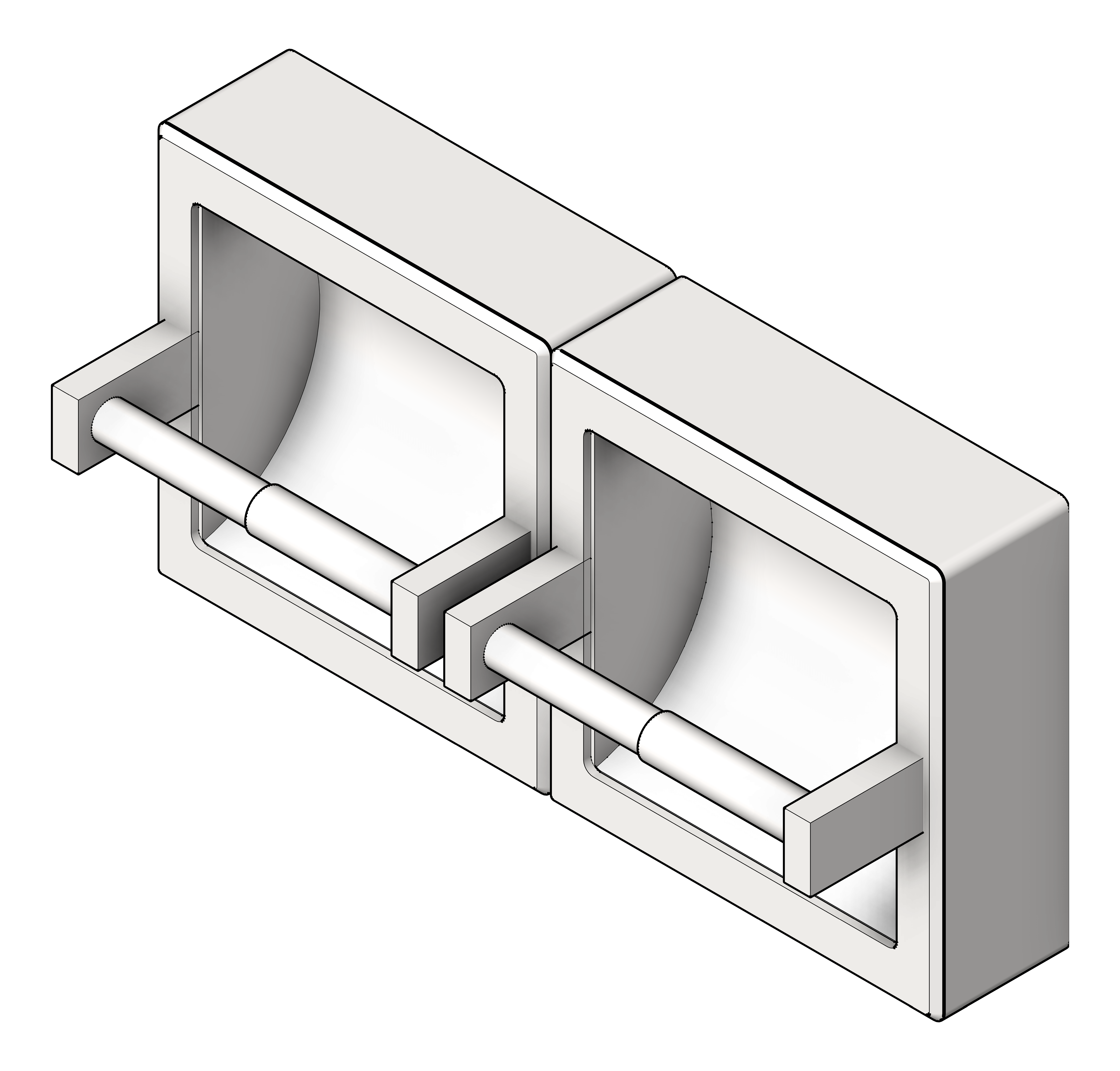 Navigate to ToiletRollHolder SurfaceMount ASIJDMacDonald SS Surround Double